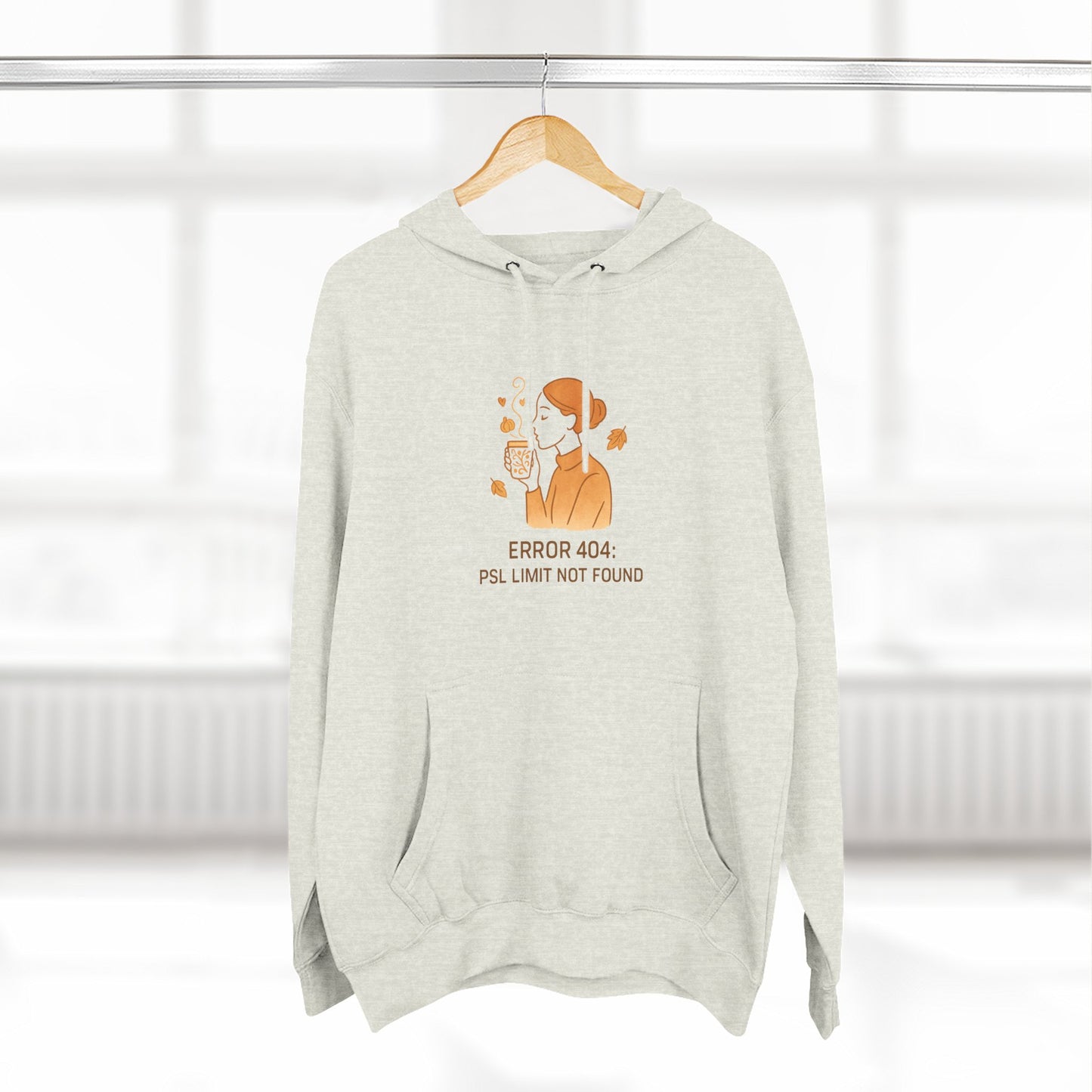Fall Hoodie Funny Relatable Cozy Fleece Hoodie for Tech Lovers Pumpkin Spice Theme Quirky Sweatshirt Casual Wear Gift Fun Tech Apparel
