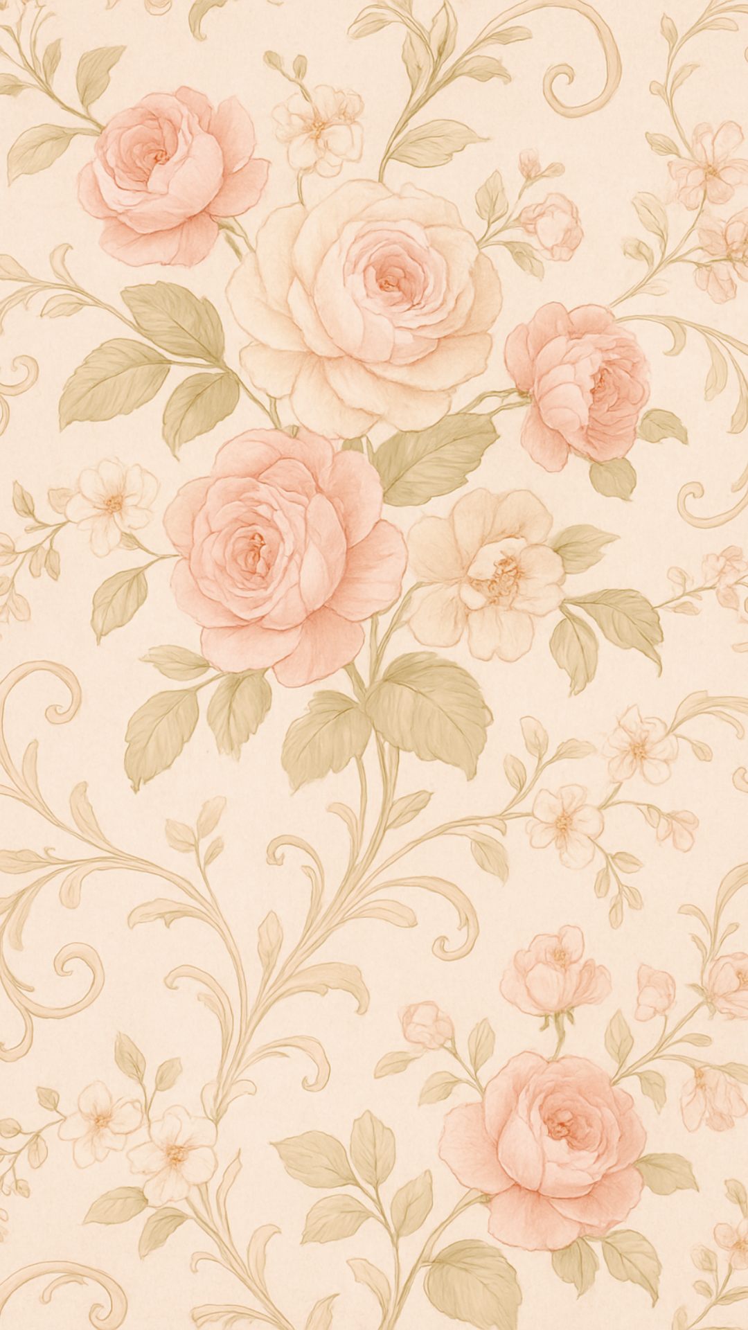 #100 Chic Rose Wallpaper