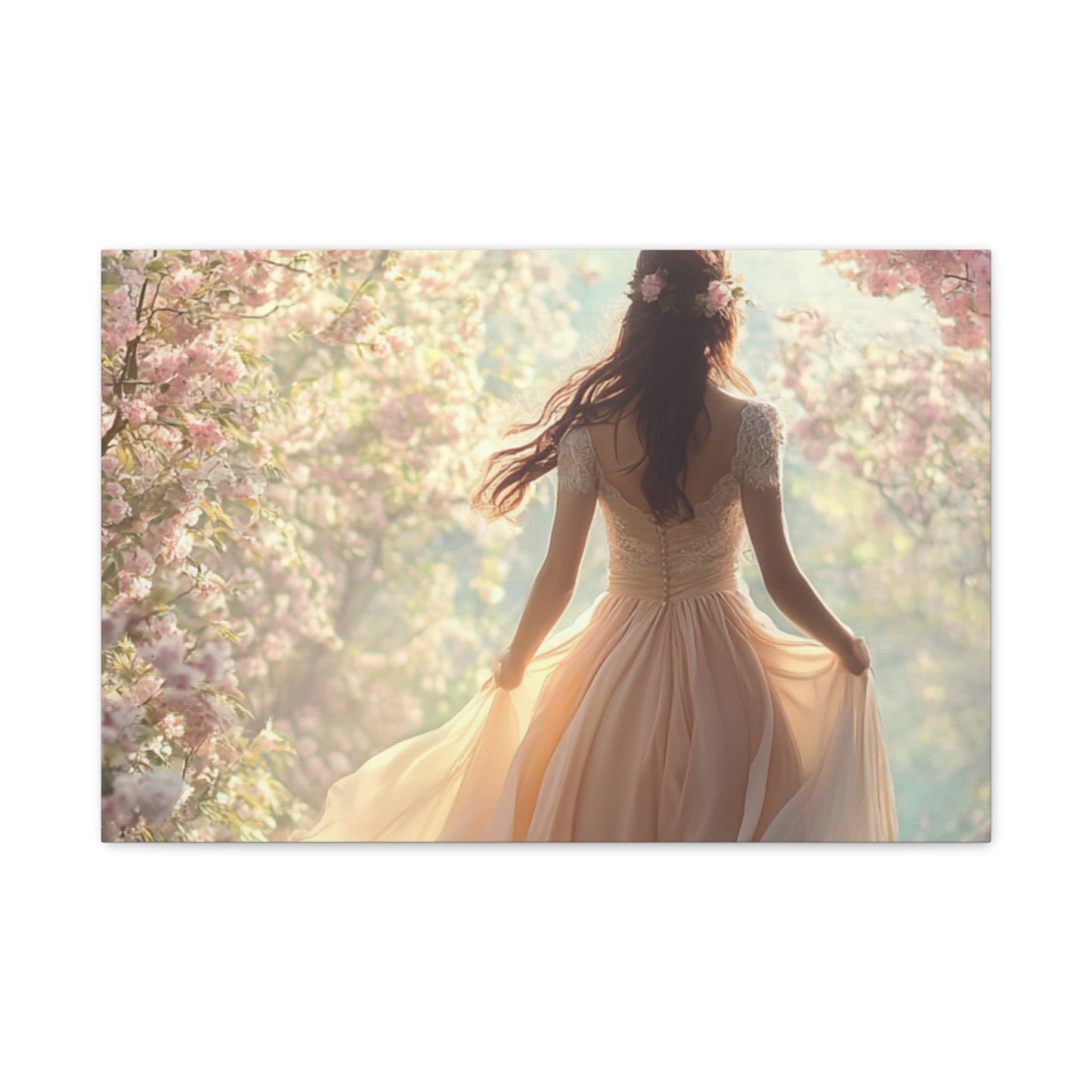 Running through the Woods Canvas Print - Whimsical Art for Home Decor