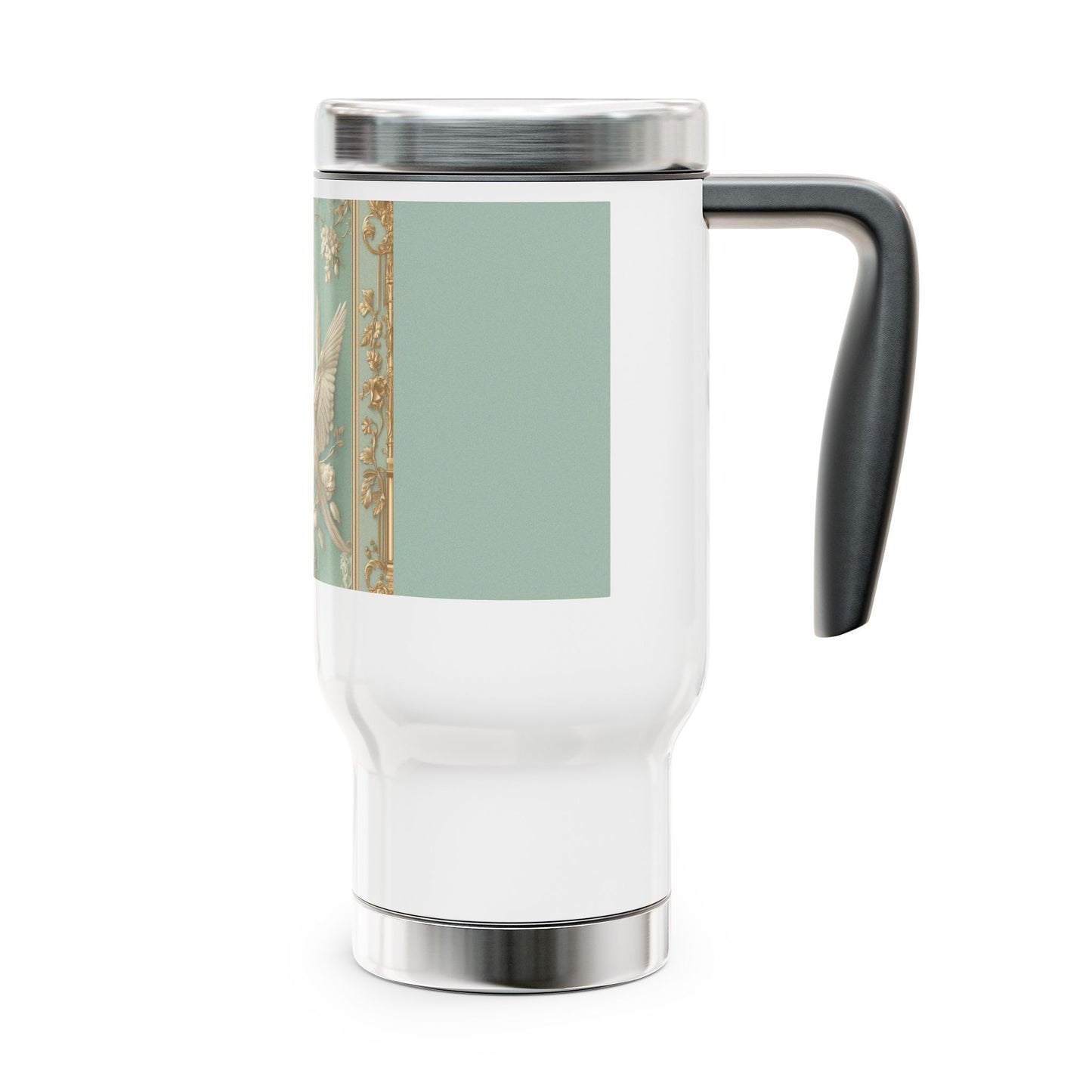 Elegant Vintage Botanical Style Travel Mug, Perfect Gift for Garden Lovers, Teachers, Travel, Coffee, Tea, Outdoor Events