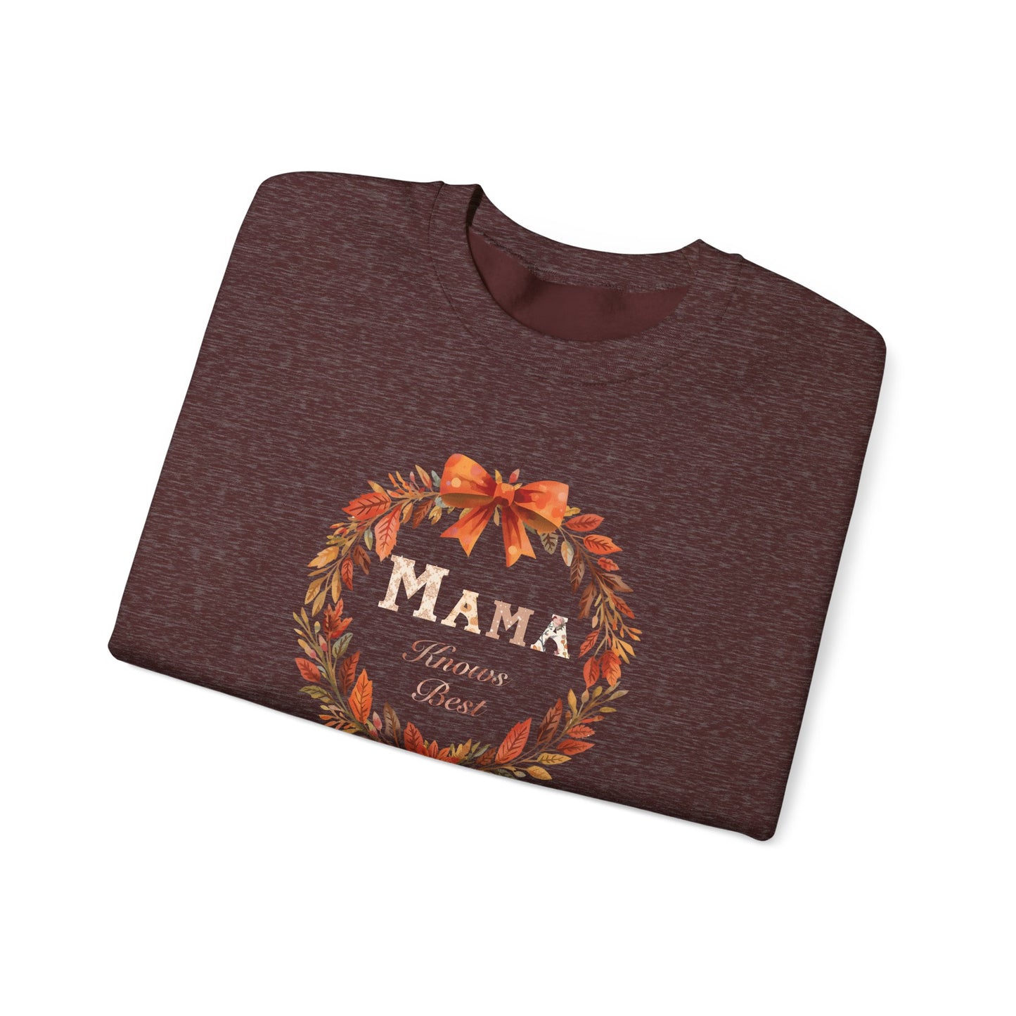 Autumn Mama Crewneck Sweatshirt Fall Vibes Autumn Sweatshirt Gift for Moms Thanksgiving Holiday Apparel Warm Layering Fall Comfort Apparel