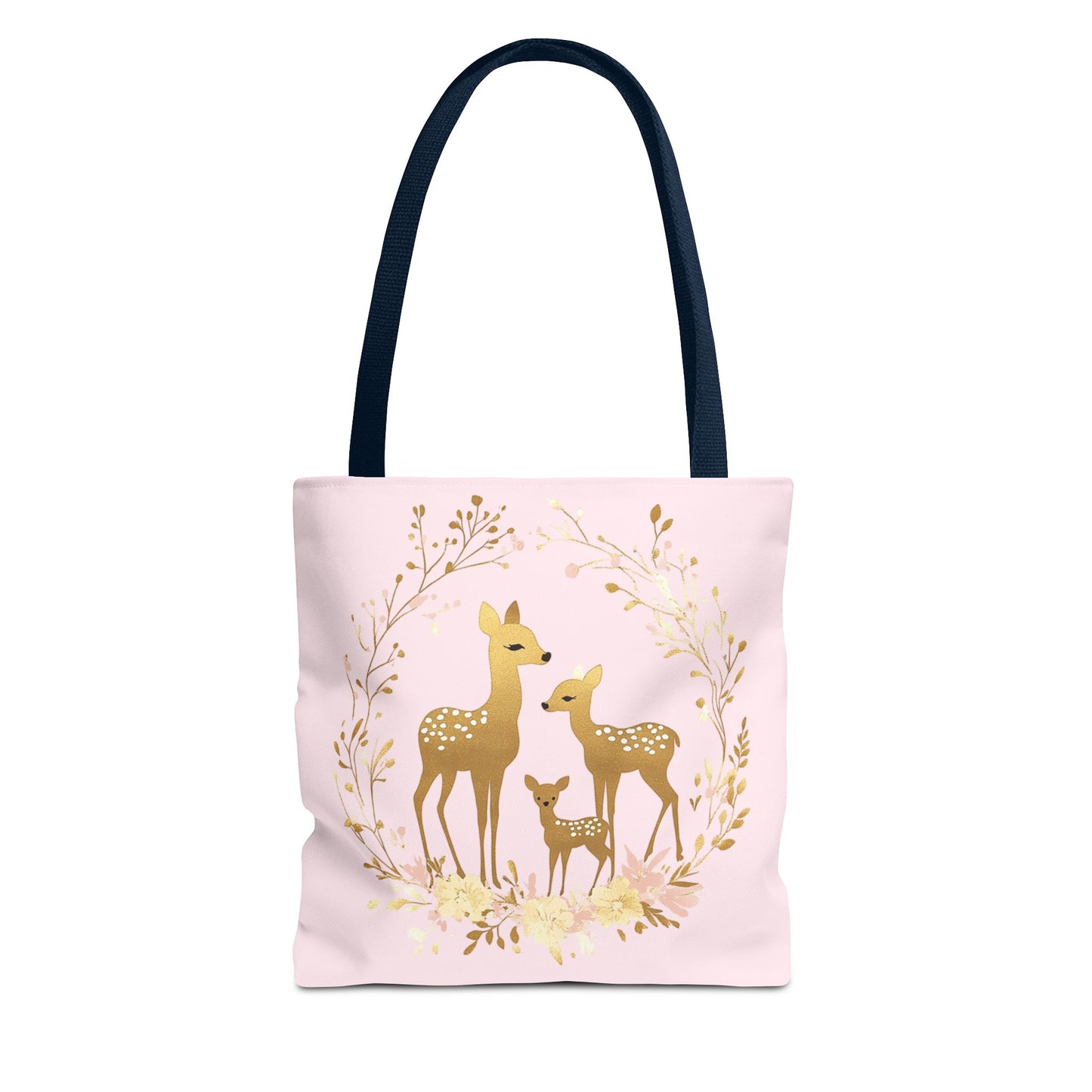 Elegant Floral Deer Tote Bag - Cute & Stylish Eco-Friendly Shopping Bag