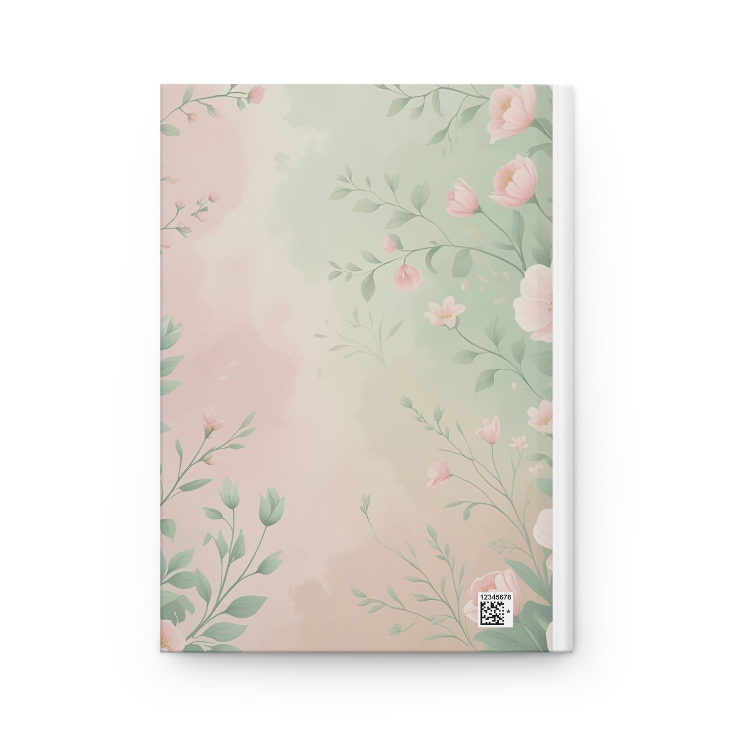 Floral Hardcover Journal Inspirational Quote Scriptural Inspiration Gift for Writers, Art Lovers, Women, Birthdays, Daily Journaling - Loved Without Measure