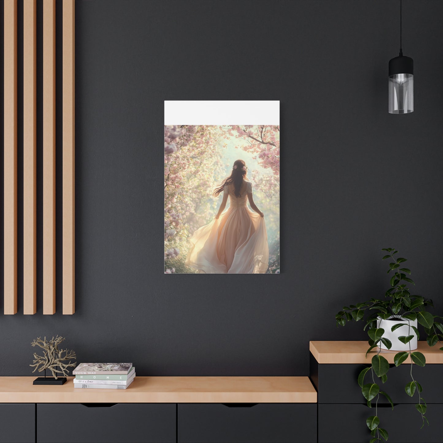 Running through the Woods Canvas Print - Whimsical Art for Home Decor