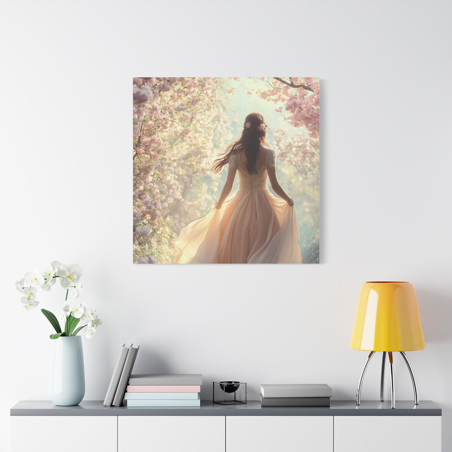 Running through the Woods Canvas Print - Whimsical Art for Home Decor