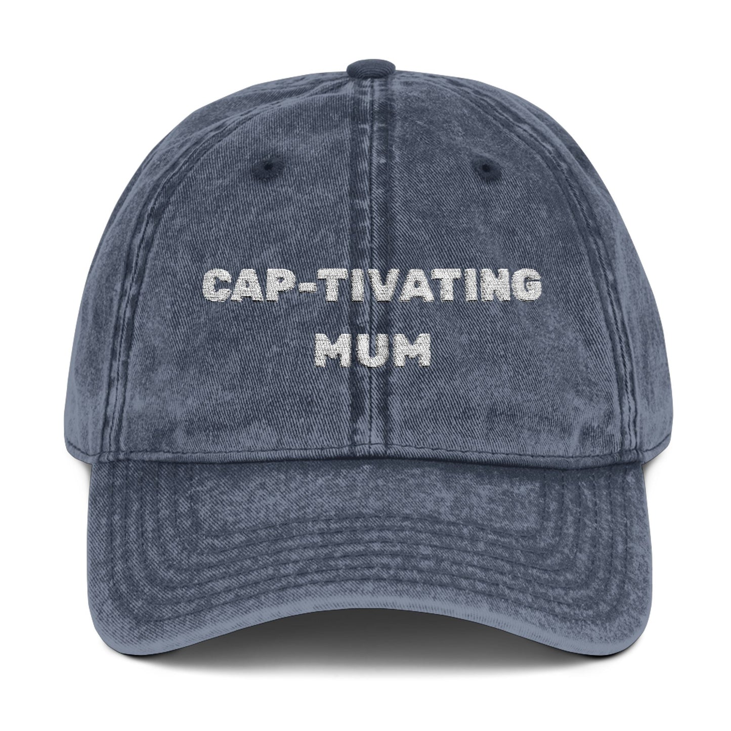Vintage Embroidered Cap - CAP-TIVATING MUM