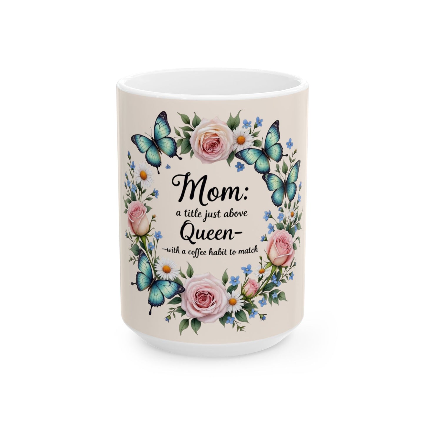 Mother's Day Floral Ceramic Mug