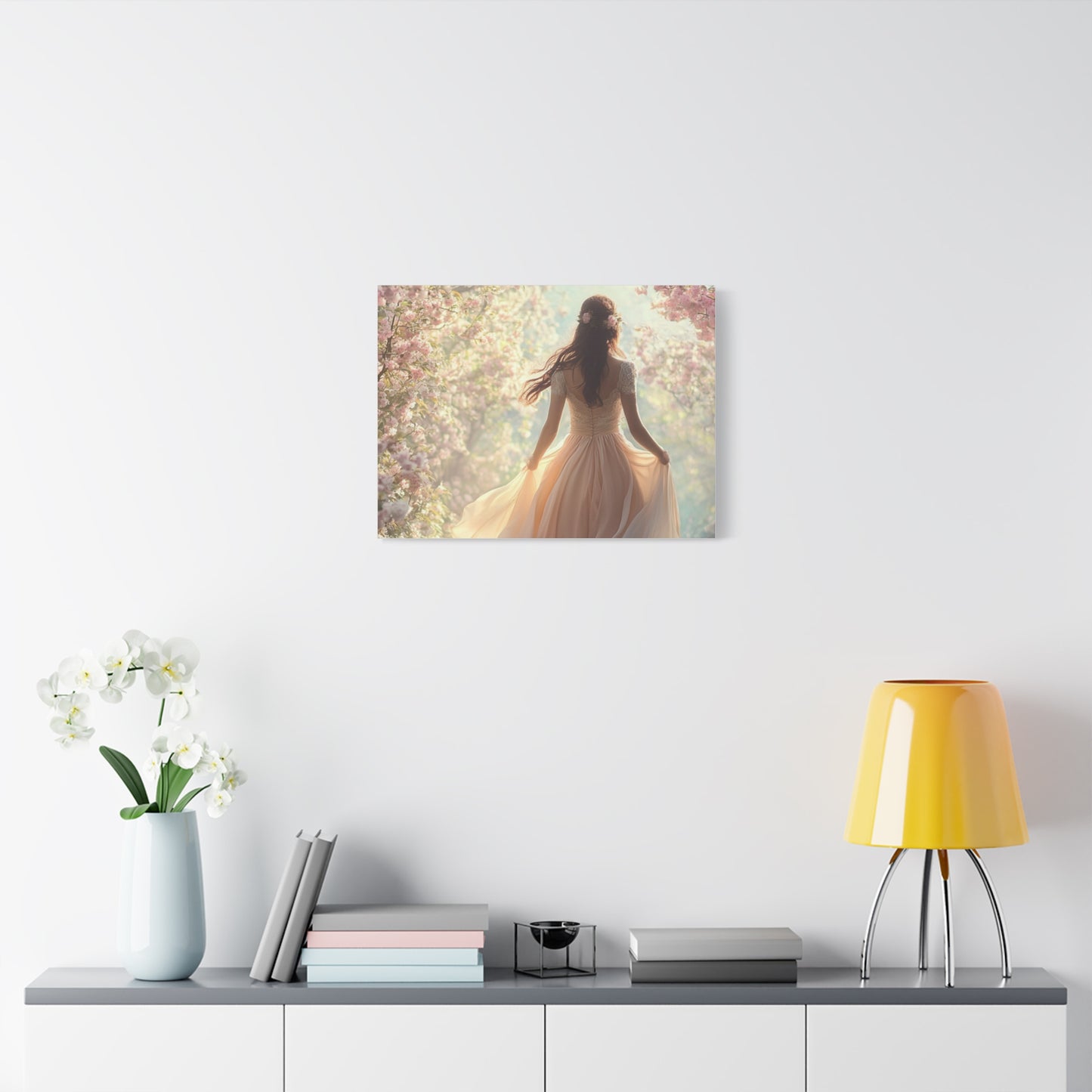 Running through the Woods Canvas Print - Whimsical Art for Home Decor