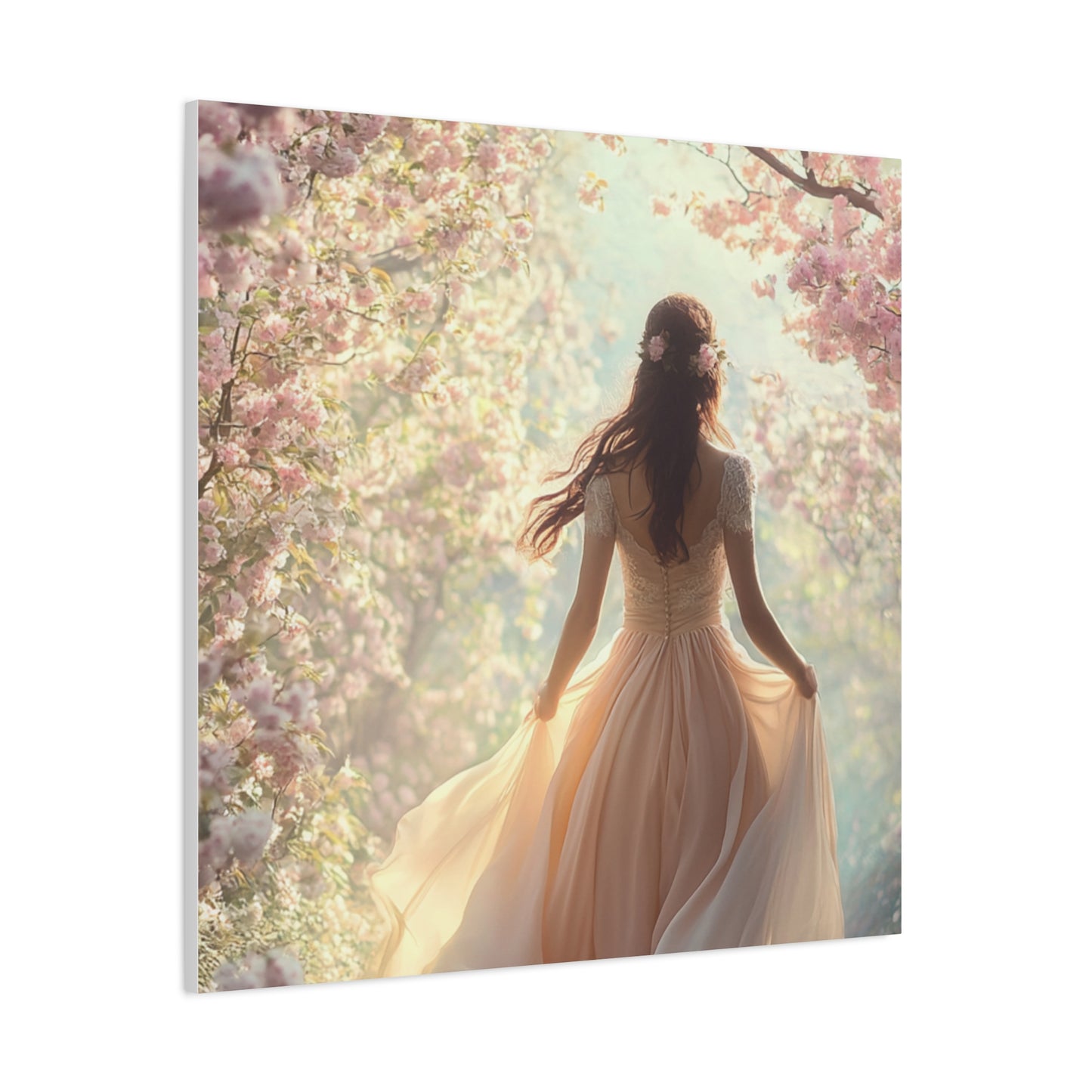 Running through the Woods Canvas Print - Whimsical Art for Home Decor