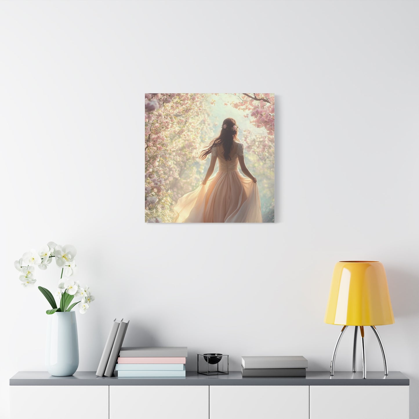 Running through the Woods Canvas Print - Whimsical Art for Home Decor