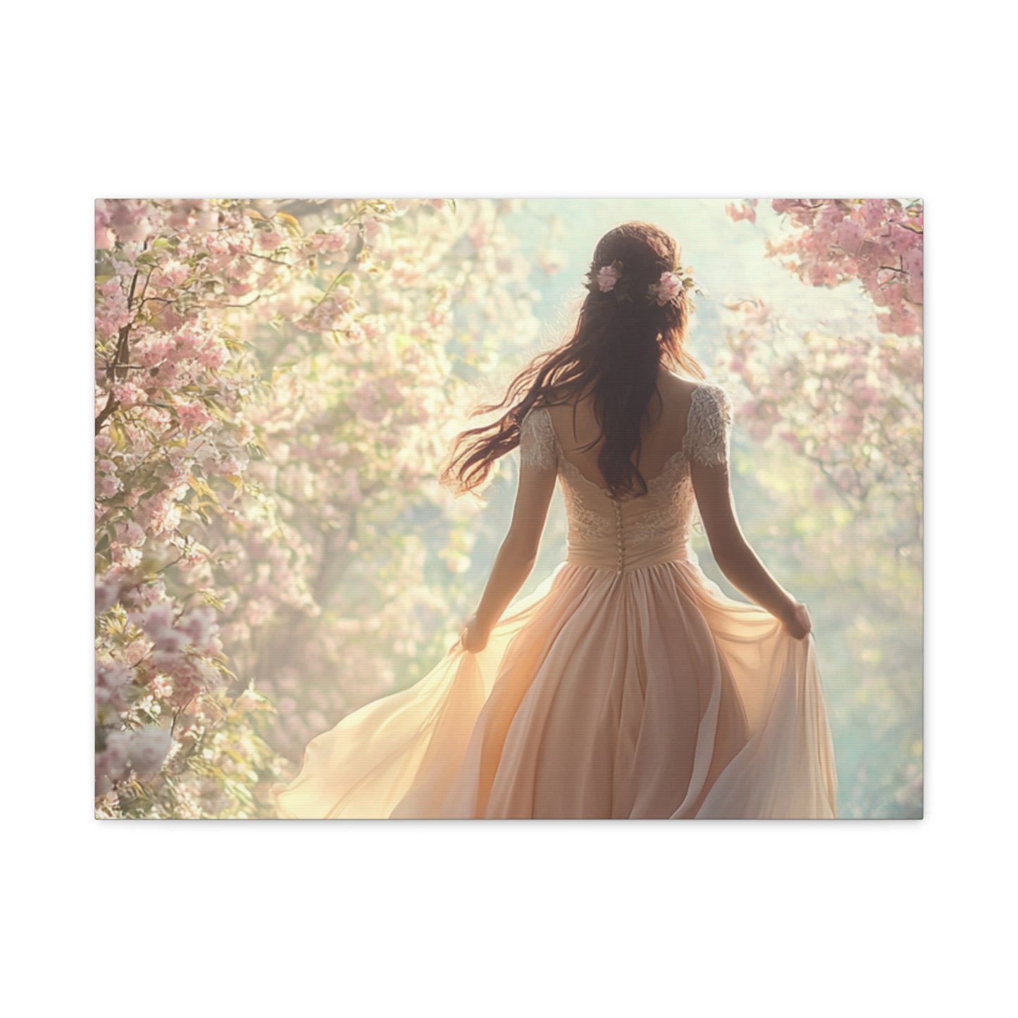 Running through the Woods Canvas Print - Whimsical Art for Home Decor