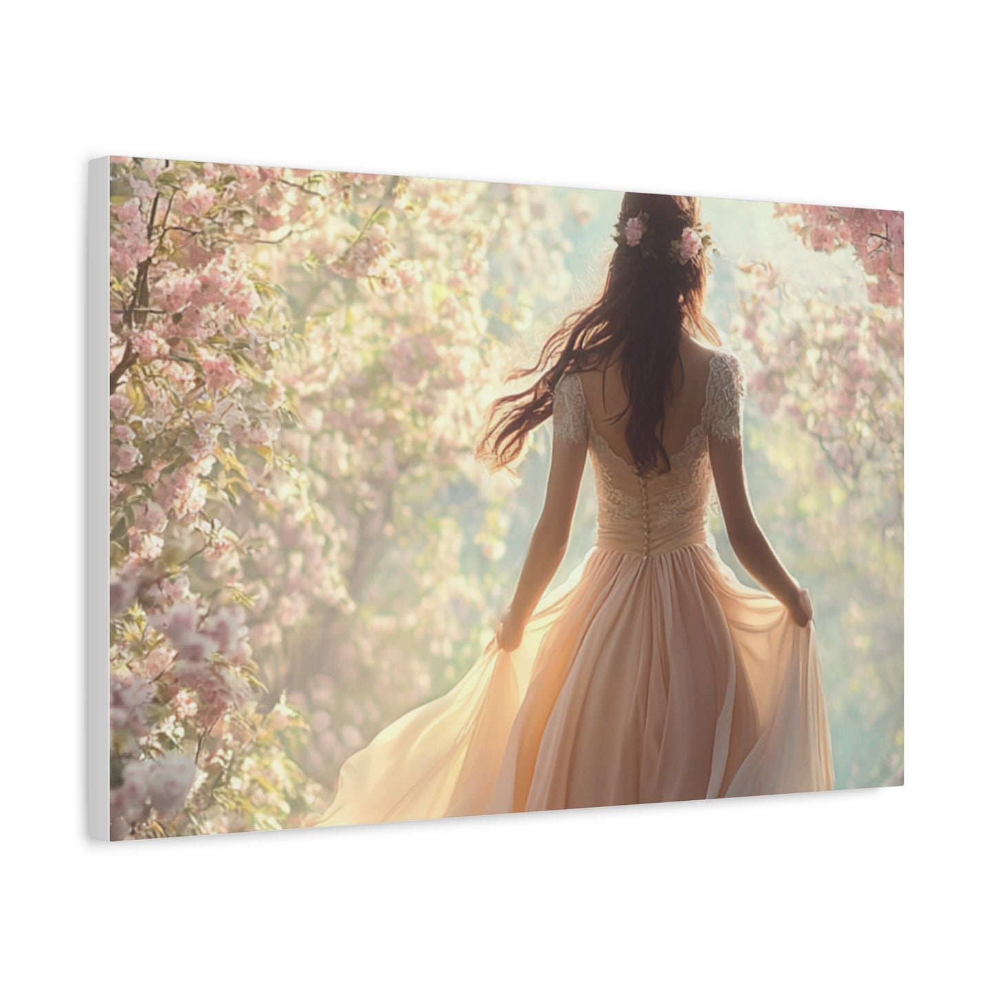 Running through the Woods Canvas Print - Whimsical Art for Home Decor
