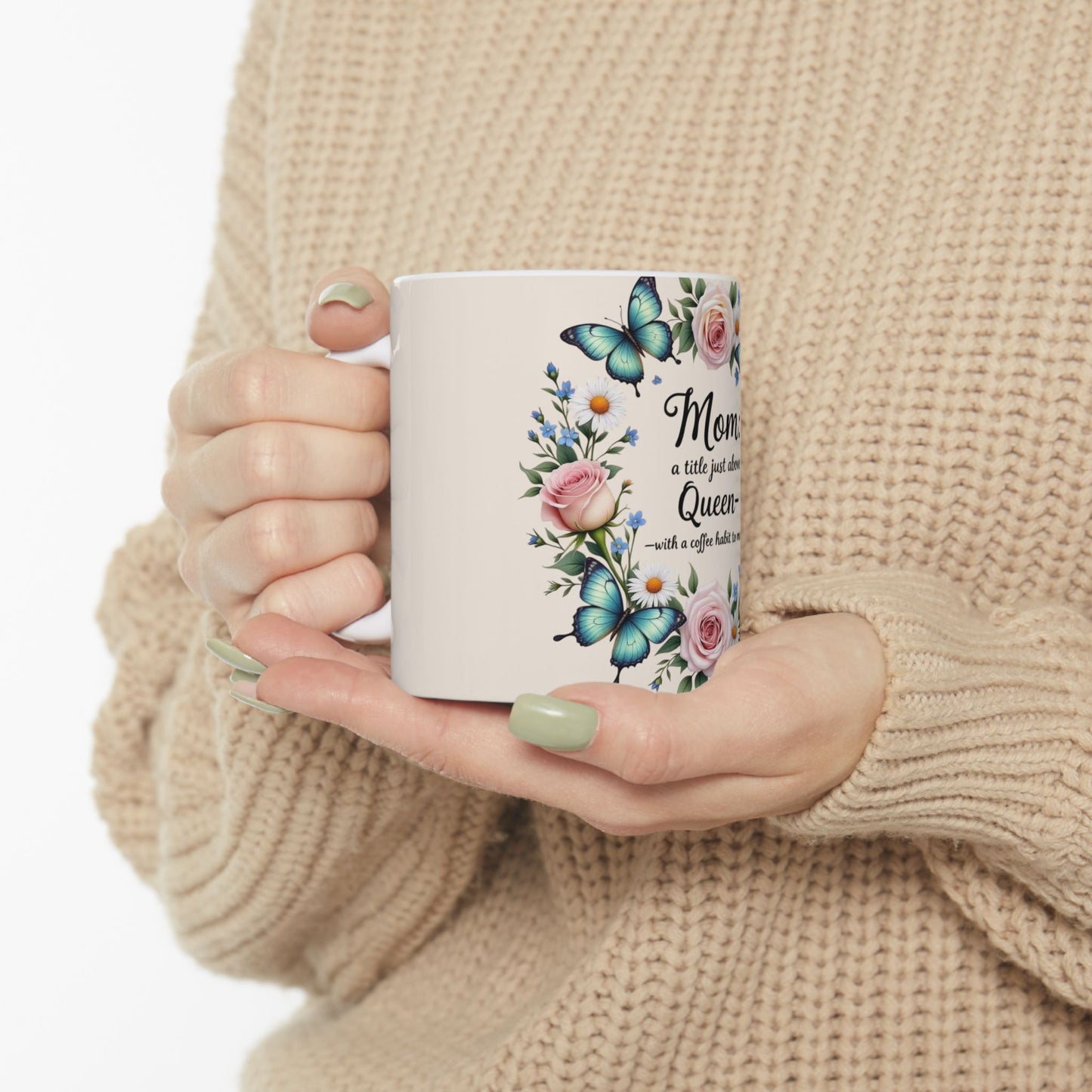 Mother's Day Floral Ceramic Mug