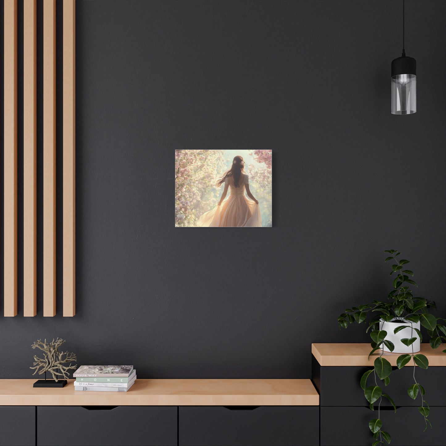 Running through the Woods Canvas Print - Whimsical Art for Home Decor