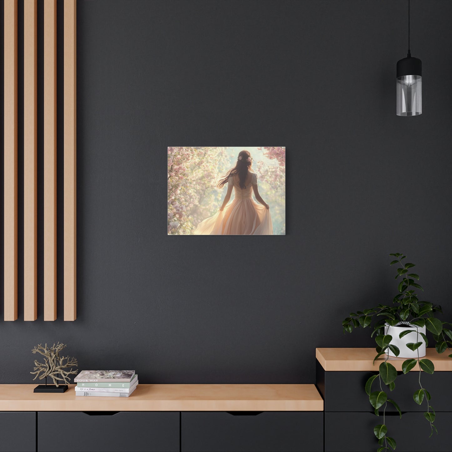 Running through the Woods Canvas Print - Whimsical Art for Home Decor