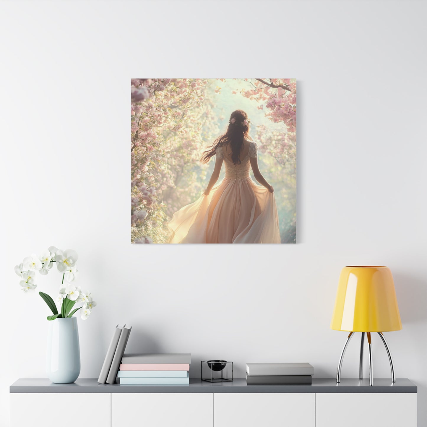 Running through the Woods Canvas Print - Whimsical Art for Home Decor