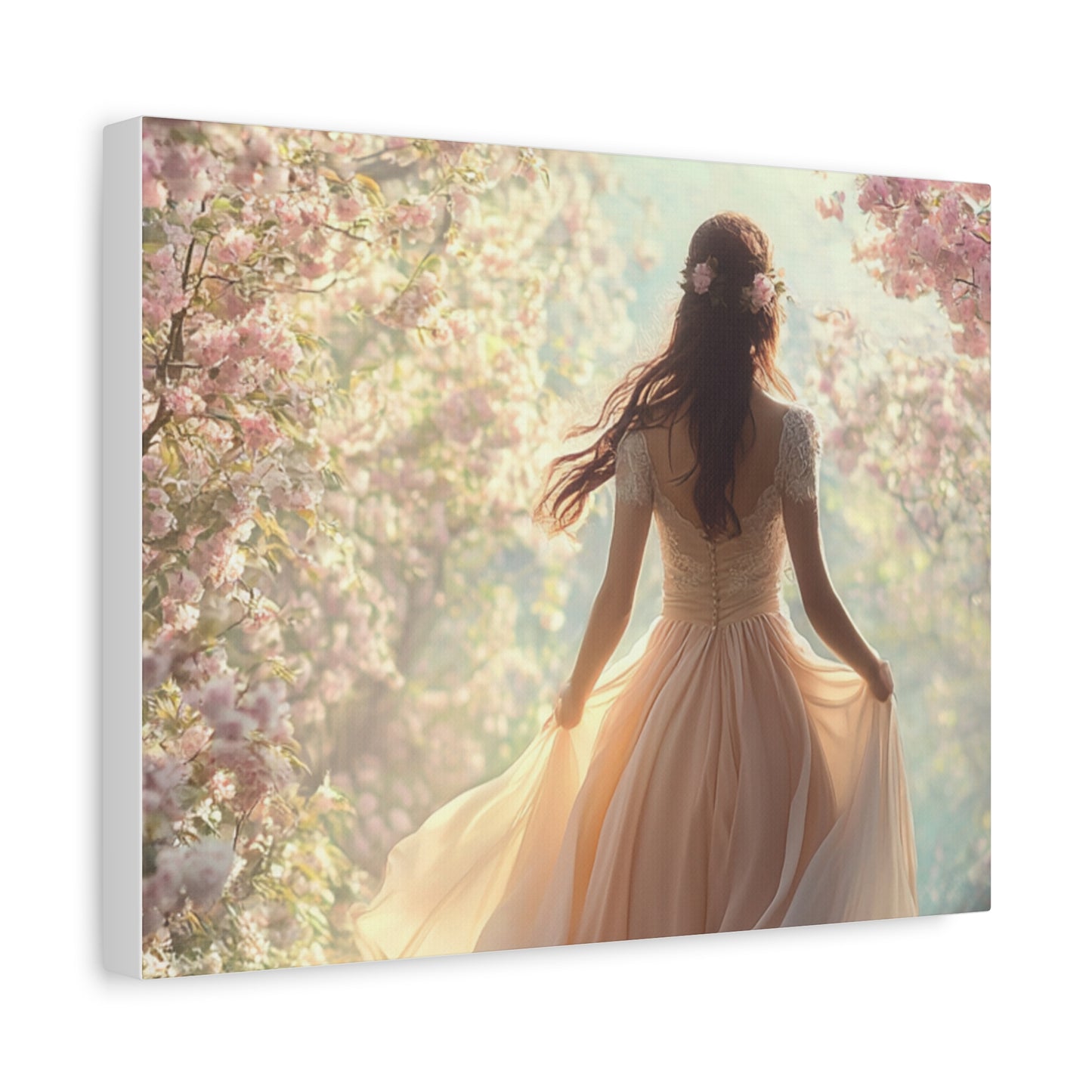 Running through the Woods Canvas Print - Whimsical Art for Home Decor