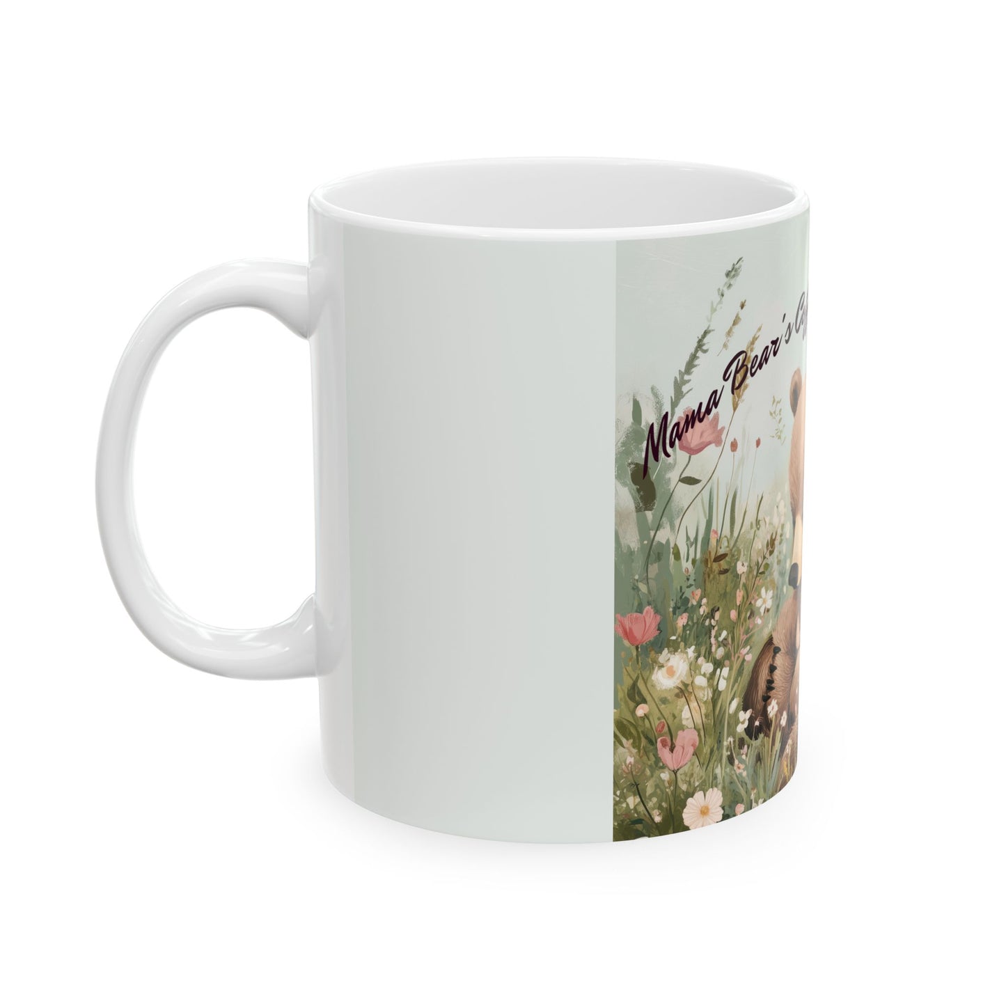 Bear Necessity Ceramic Mug - Cute Animal-Themed Coffee Cup for Cozy Moments