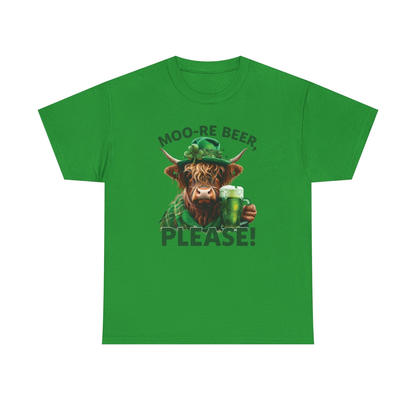 Moo-Re Beer St. Patrick's Day Unisex Cotton Tee
