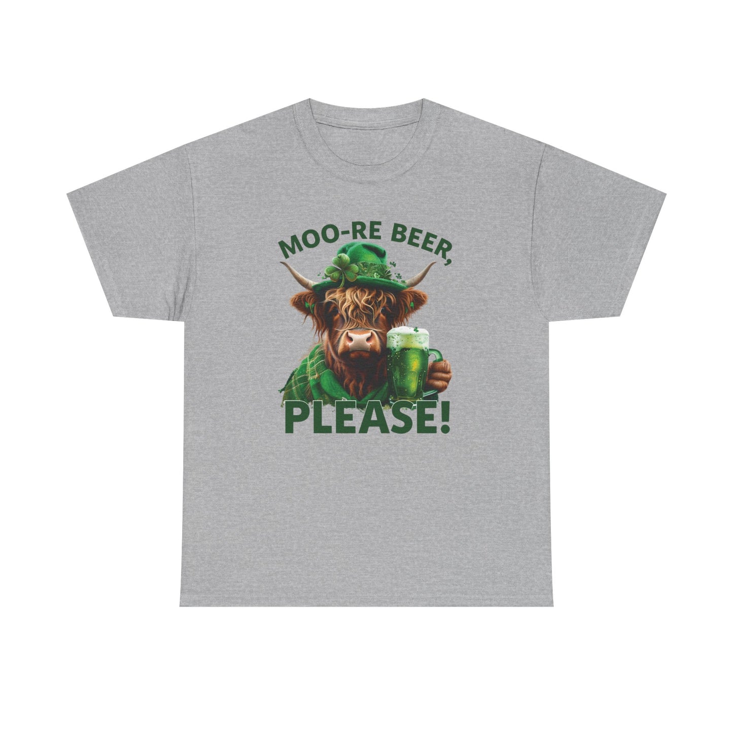 Moo-Re Beer St. Patrick's Day Unisex Cotton Tee
