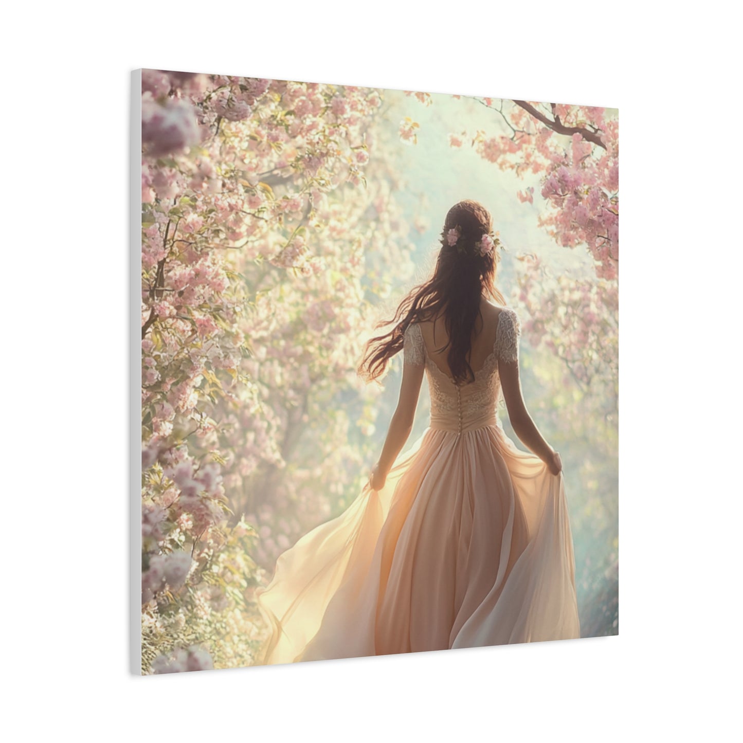 Running through the Woods Canvas Print - Whimsical Art for Home Decor