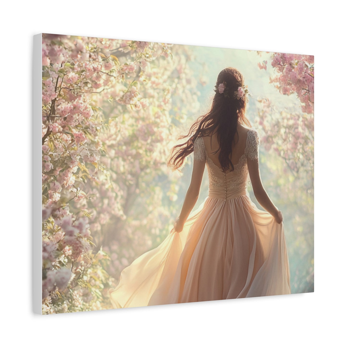Running through the Woods Canvas Print - Whimsical Art for Home Decor