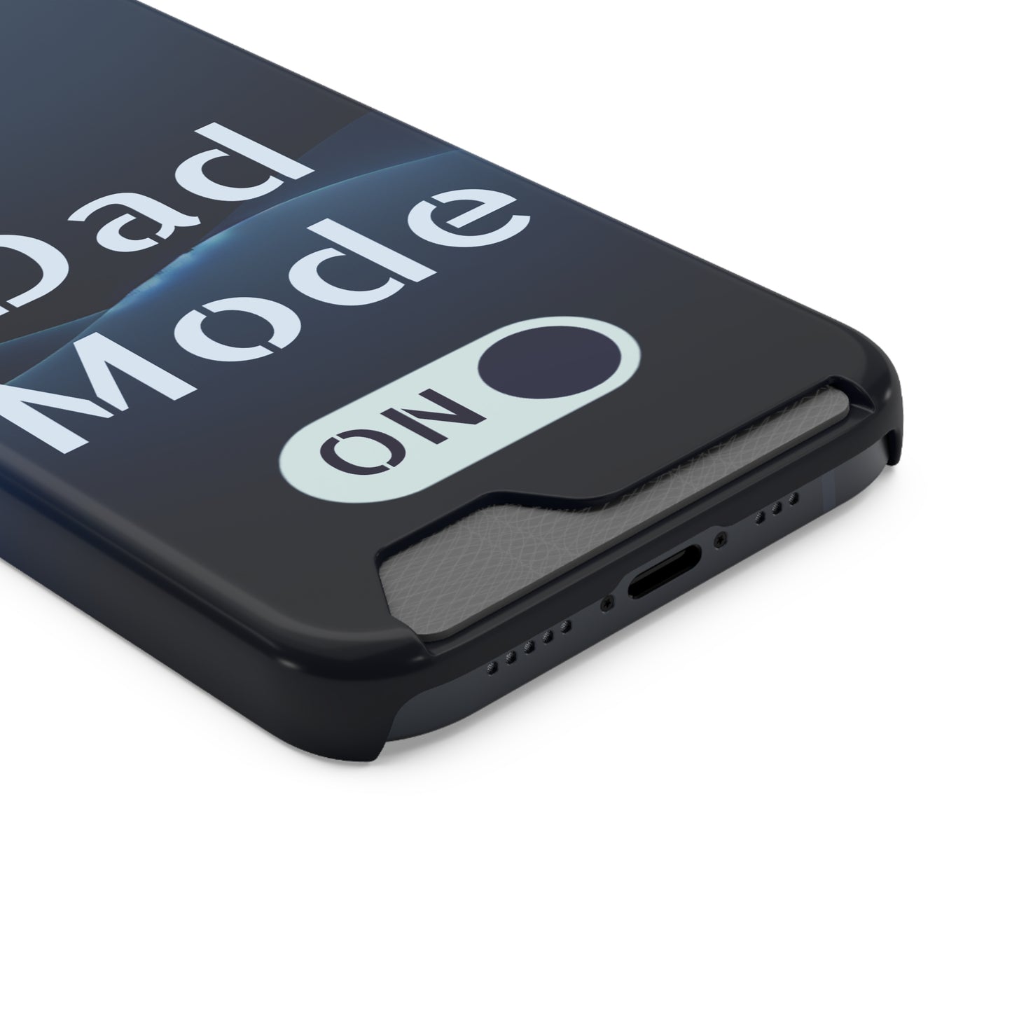 Dad Mode Phone Case with Card Holder - Perfect Gift for Dads, Tech Accessory, Father's Day, Functional Phone Cover, Stylish Dad Gear