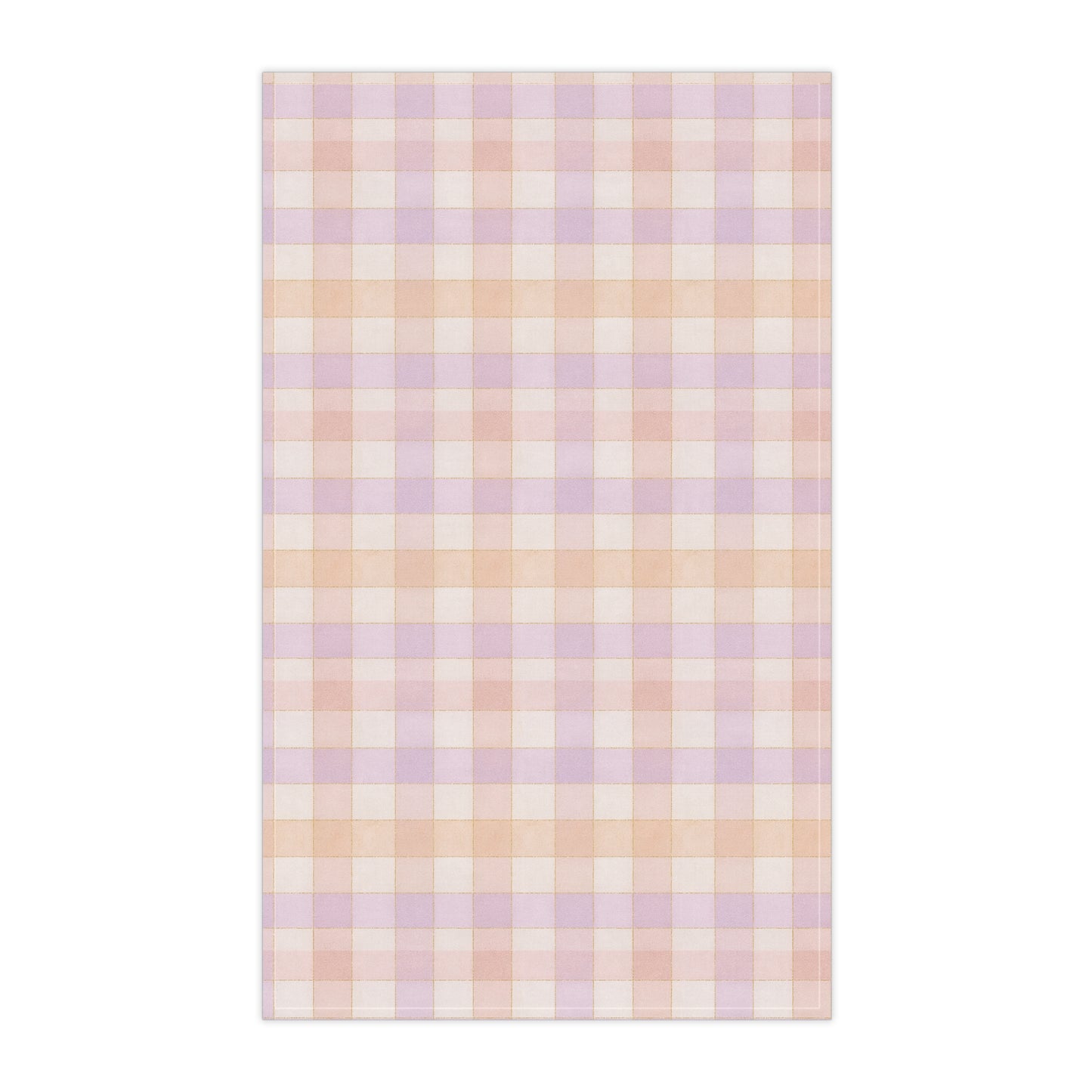 Charming Gingham Cotton Tea Towels, Pastel Plaid Kitchen Decor, Gift for Housewarming, Rustic or Farmhouse Style, Summer Pattern