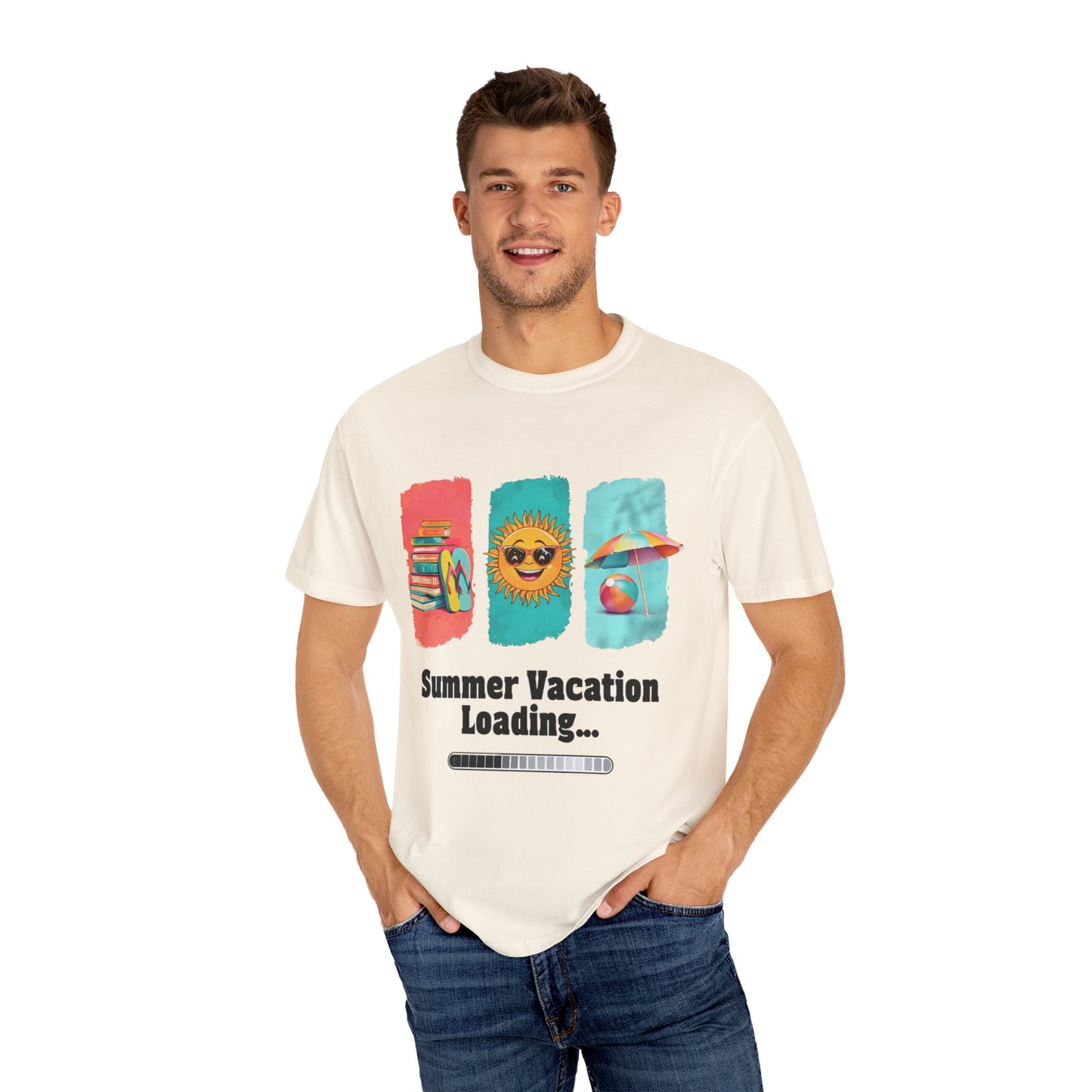 Summer Vibes Unisex T-Shirt, Beach Apparel, Vacation Ready, Casual Wear, Fun Summer Outfit, Gift for Teachers, Relaxed Style