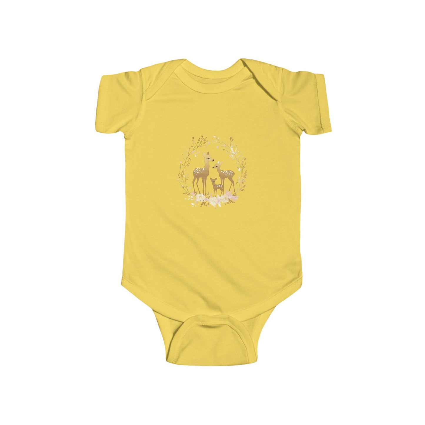 Woodland Animal Baby Bodysuit – Cute Infant Outfit for Nature Lovers