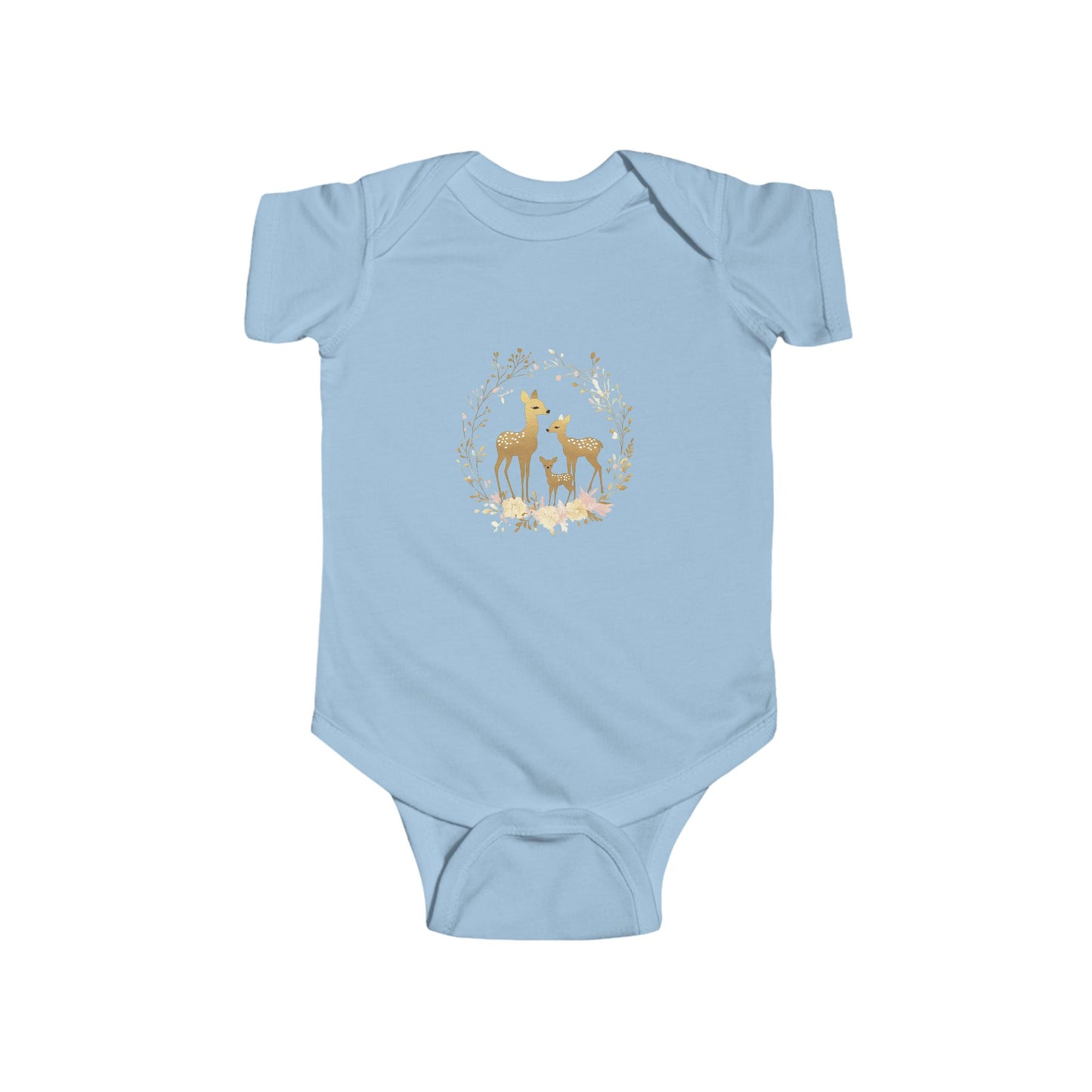 Woodland Animal Baby Bodysuit – Cute Infant Outfit for Nature Lovers