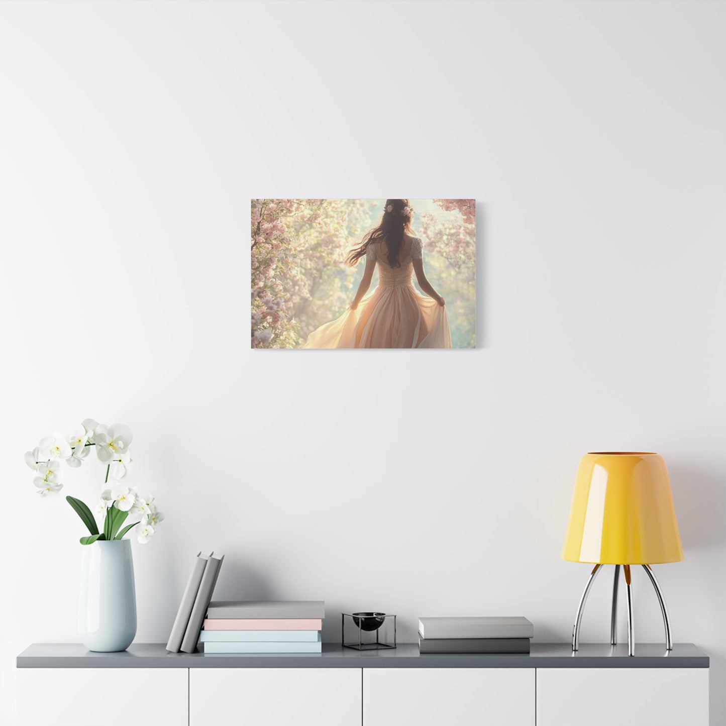 Running through the Woods Canvas Print - Whimsical Art for Home Decor