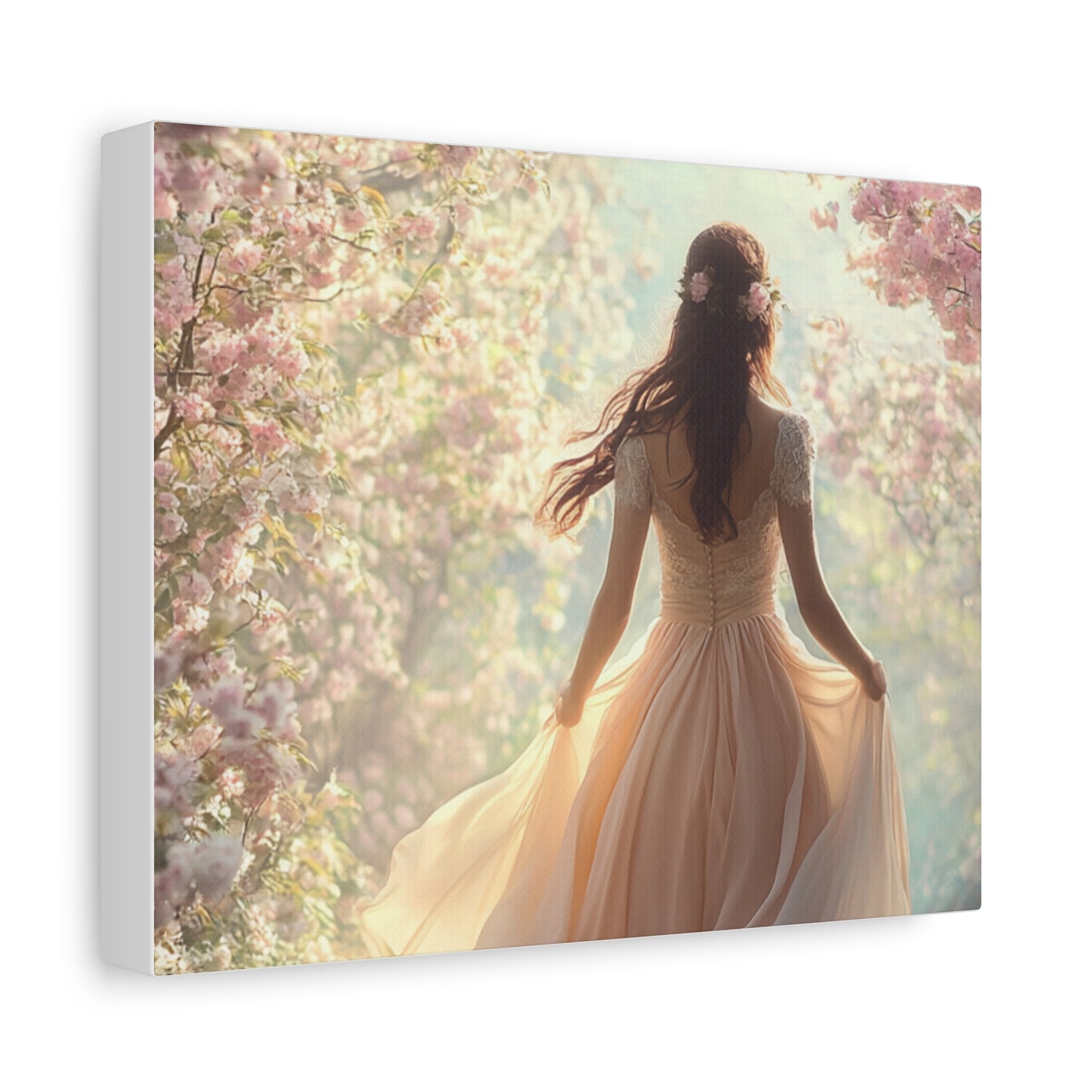 Running through the Woods Canvas Print - Whimsical Art for Home Decor