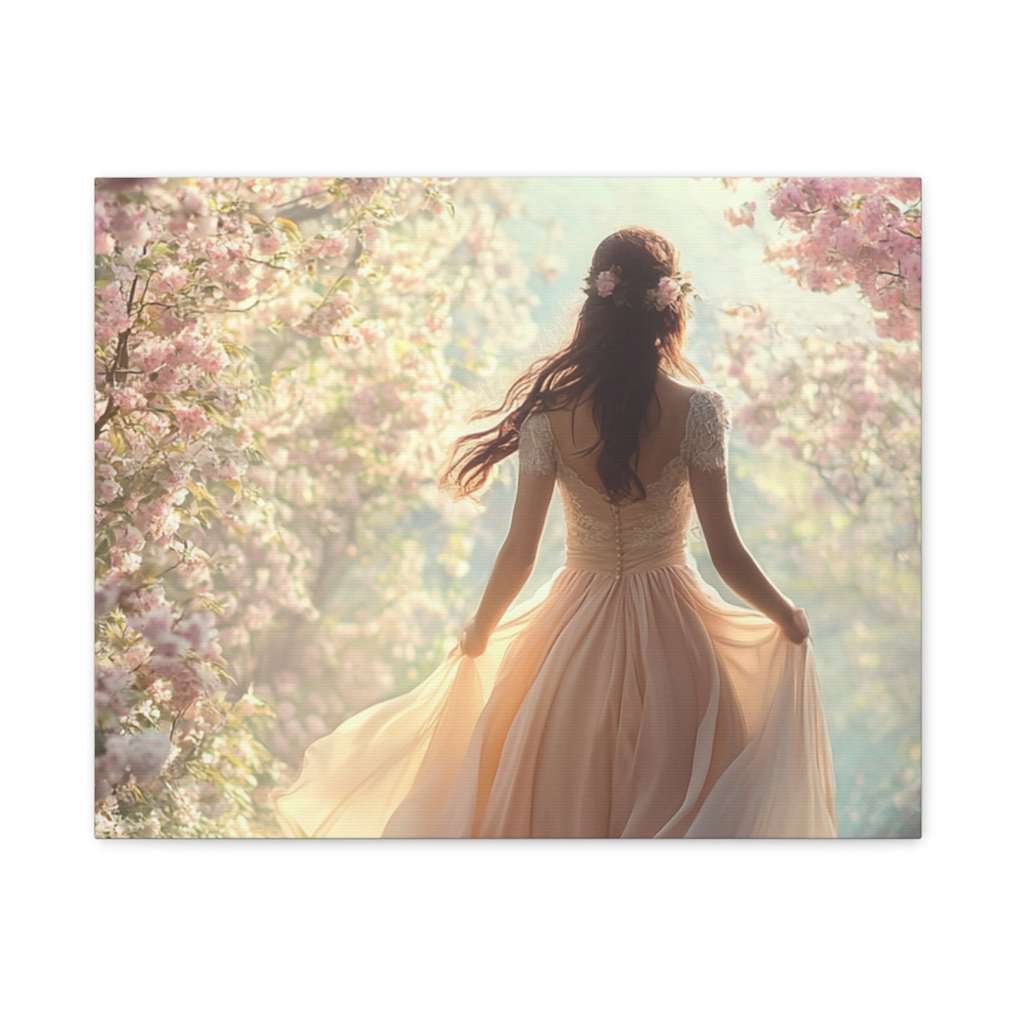 Running through the Woods Canvas Print - Whimsical Art for Home Decor
