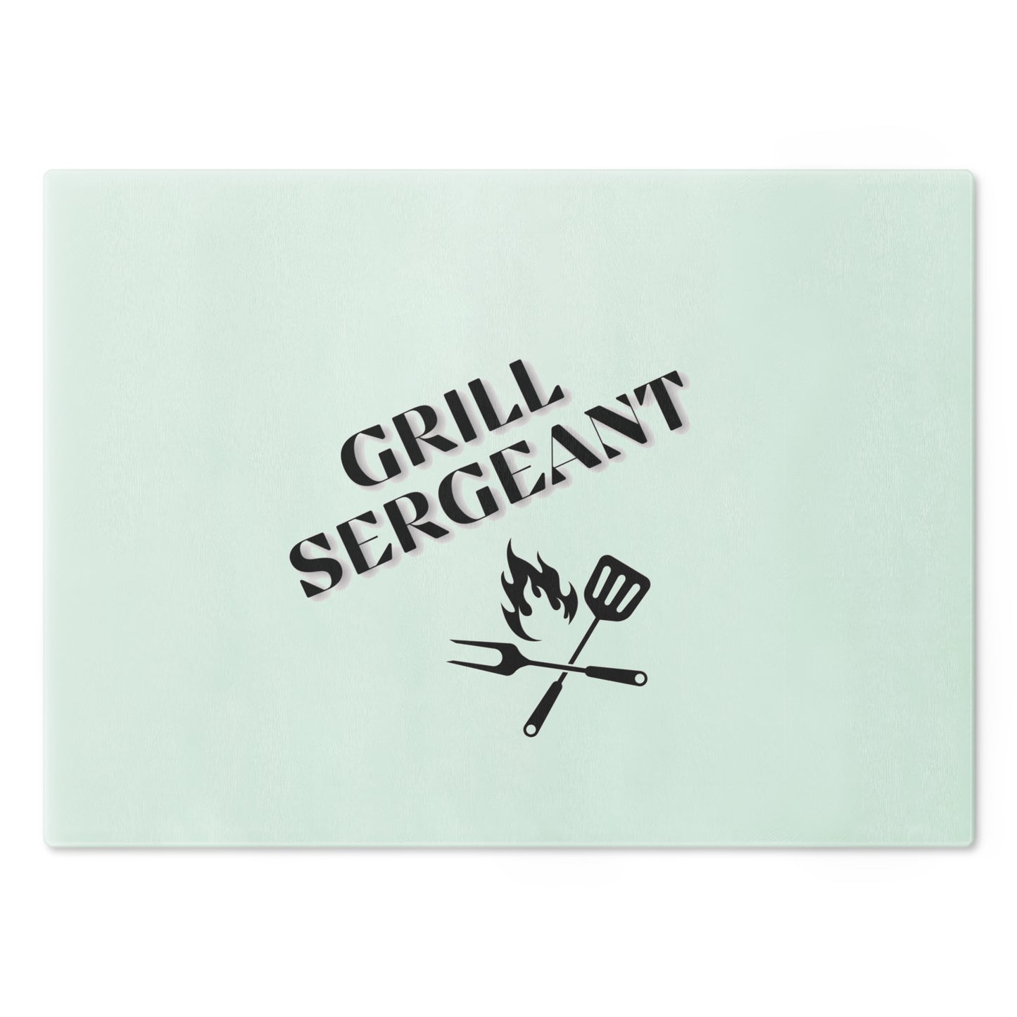 Grill Sergeant Cutting Boar | Personalized Kitchen Decor | BBQ Gift, Cooking Accessory, Father's Day, Home Chef Gift, Grill Master Gift
