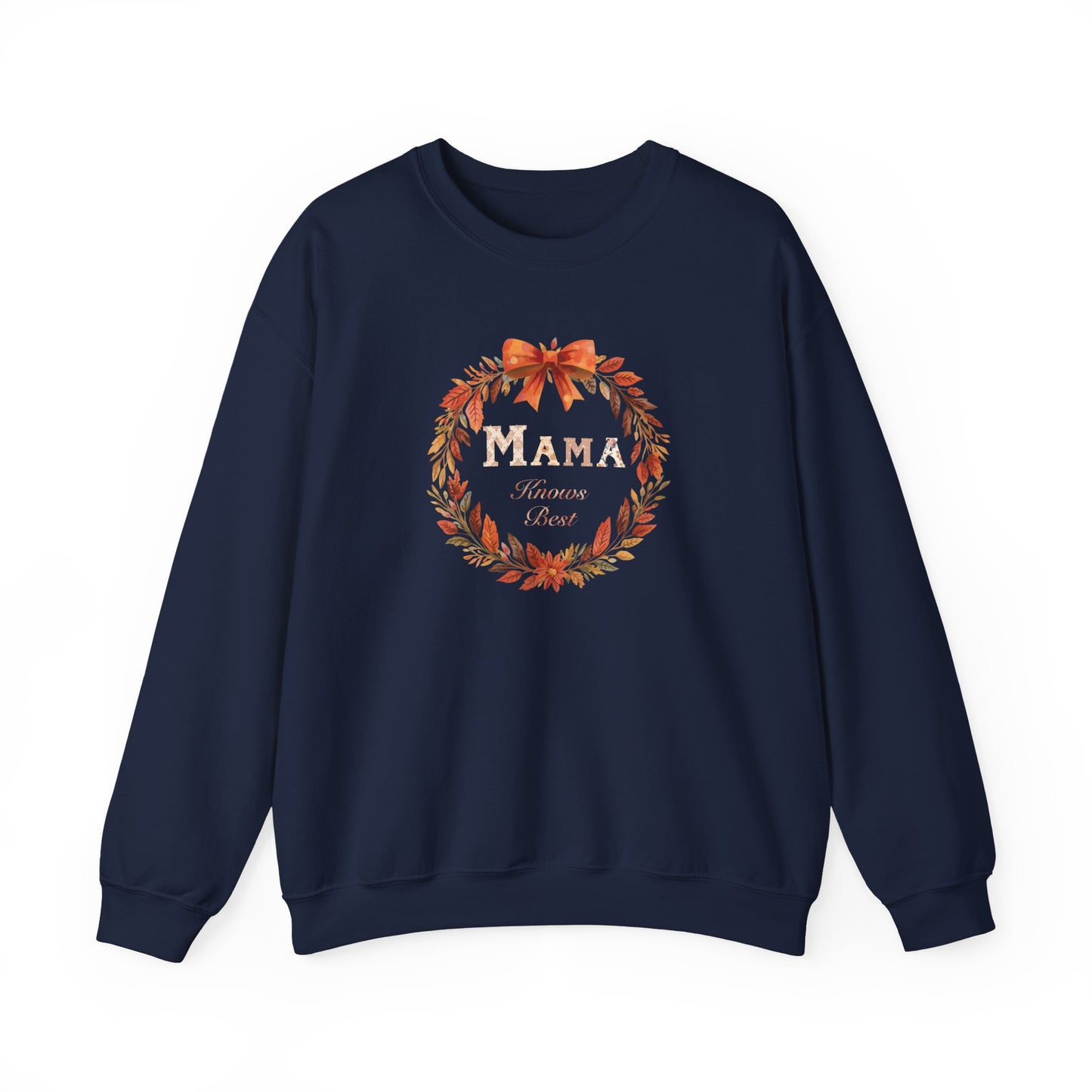Autumn Mama Crewneck Sweatshirt Fall Vibes Autumn Sweatshirt Gift for Moms Thanksgiving Holiday Apparel Warm Layering Fall Comfort Apparel