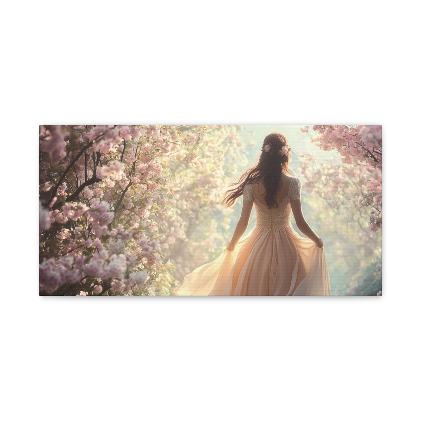 Running through the Woods Canvas Print - Whimsical Art for Home Decor