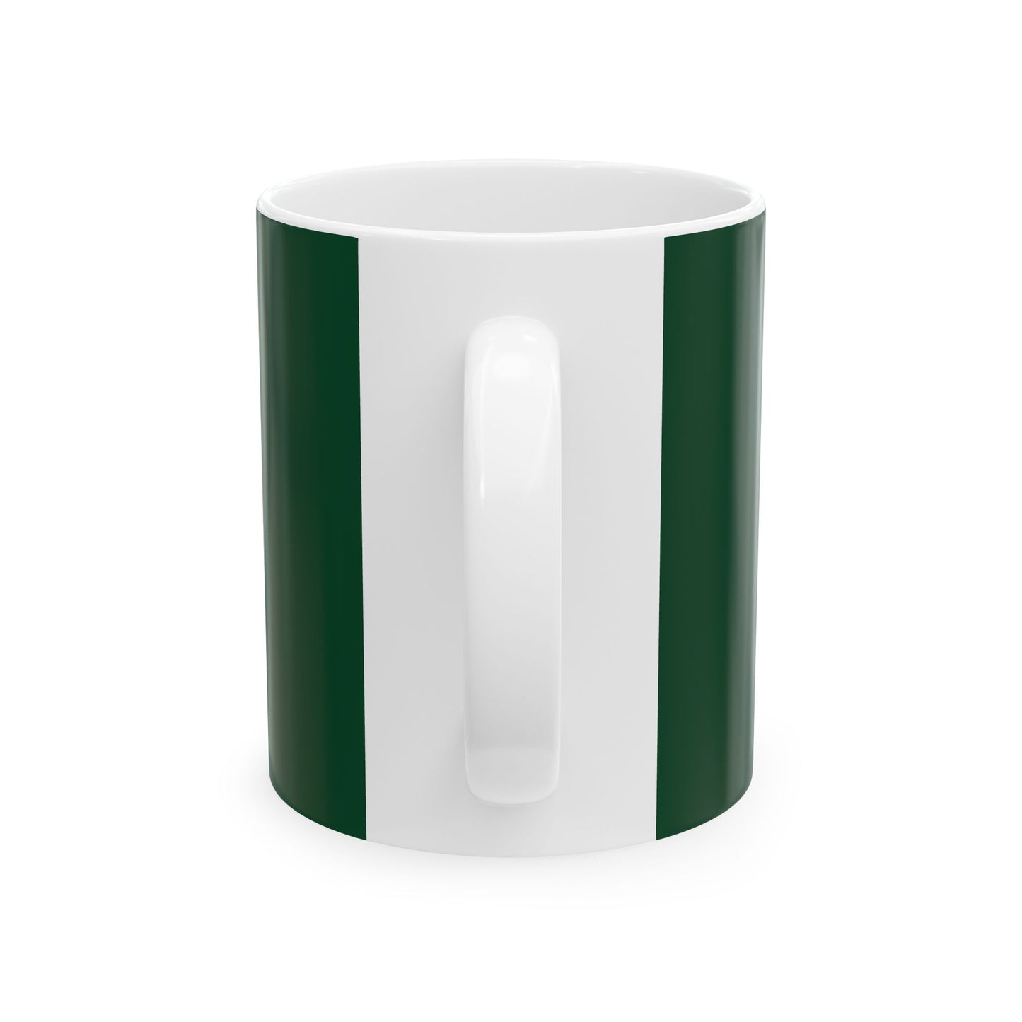 Celtic Knot and Clover Ceramic Mug - Perfect for St. Patrick's Day Celebrations
