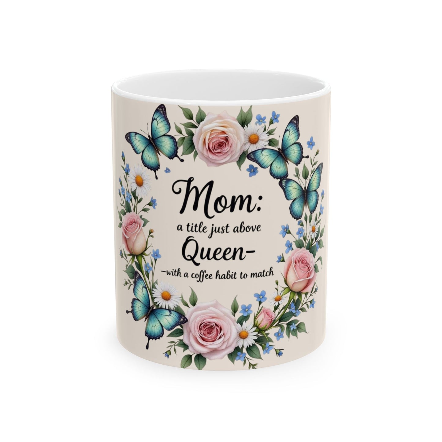 Mother's Day Floral Ceramic Mug