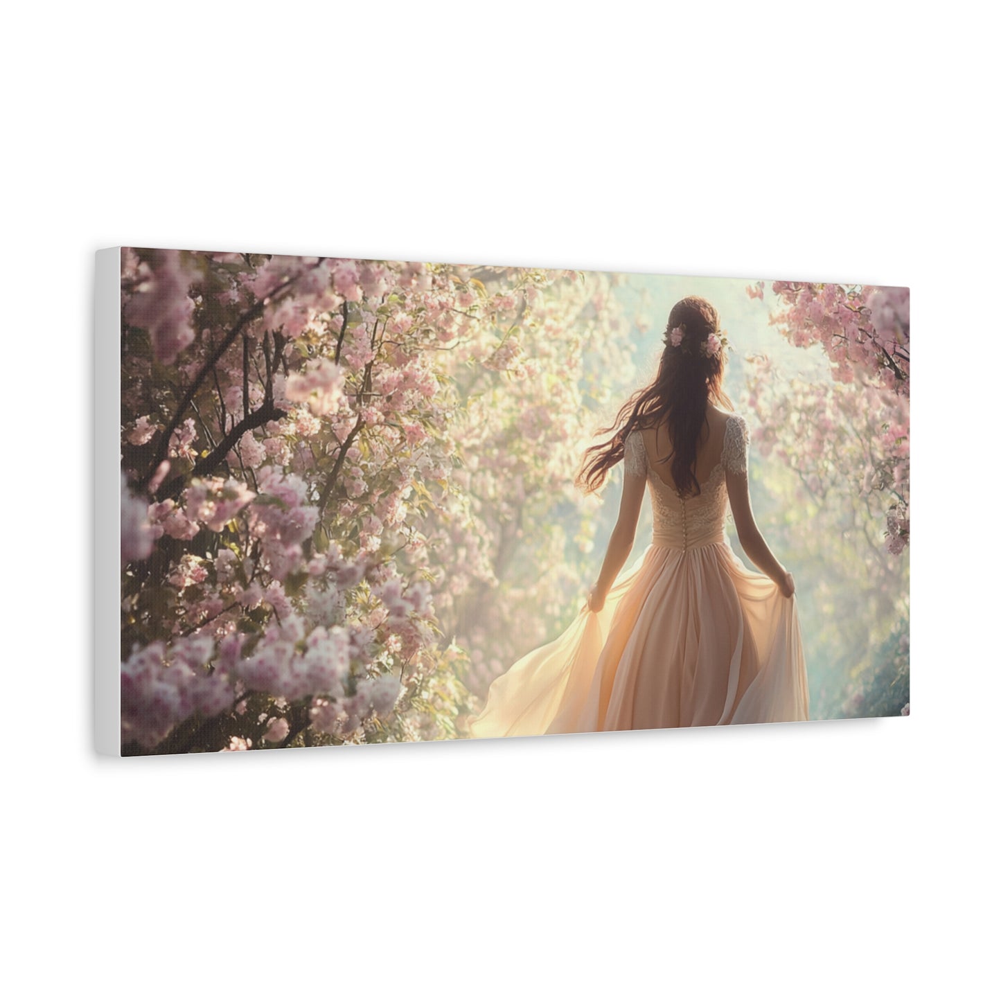 Running through the Woods Canvas Print - Whimsical Art for Home Decor