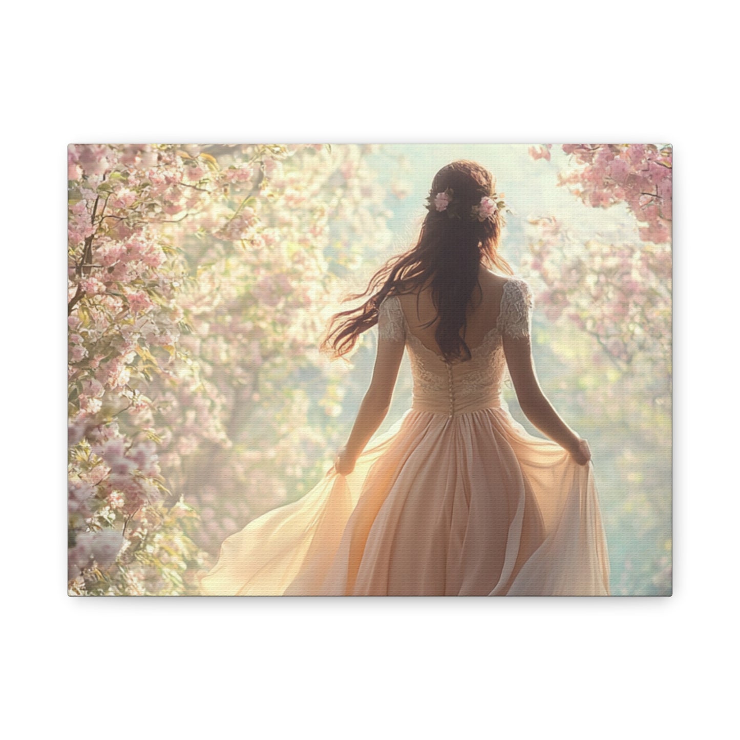 Running through the Woods Canvas Print - Whimsical Art for Home Decor