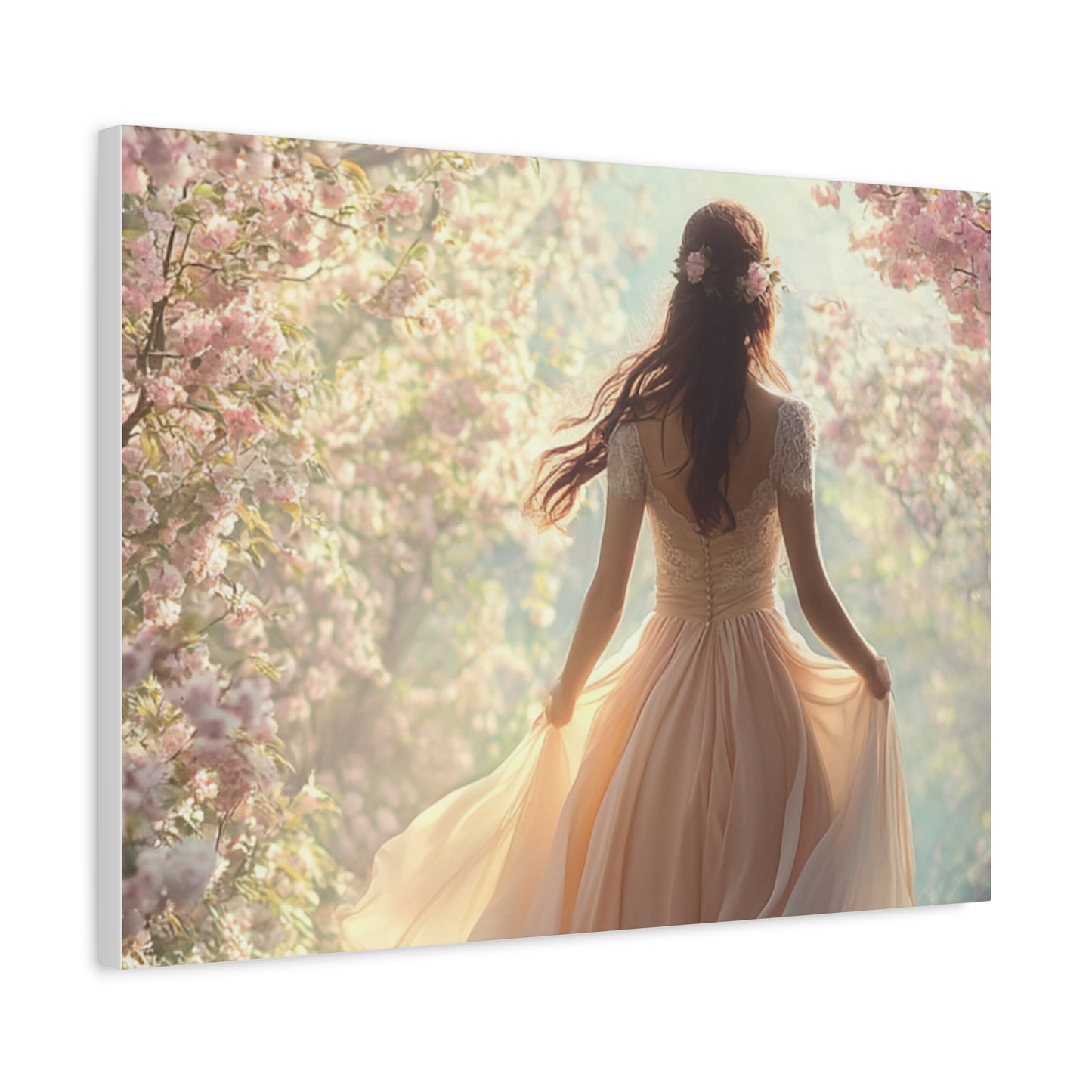 Running through the Woods Canvas Print - Whimsical Art for Home Decor
