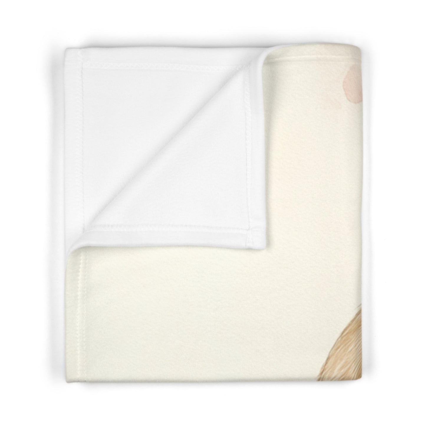 "Love You a Whole Bunch" Bunny Baby Blanket - Soft Fleece for Newborns | Perfect Baby Shower Gift
