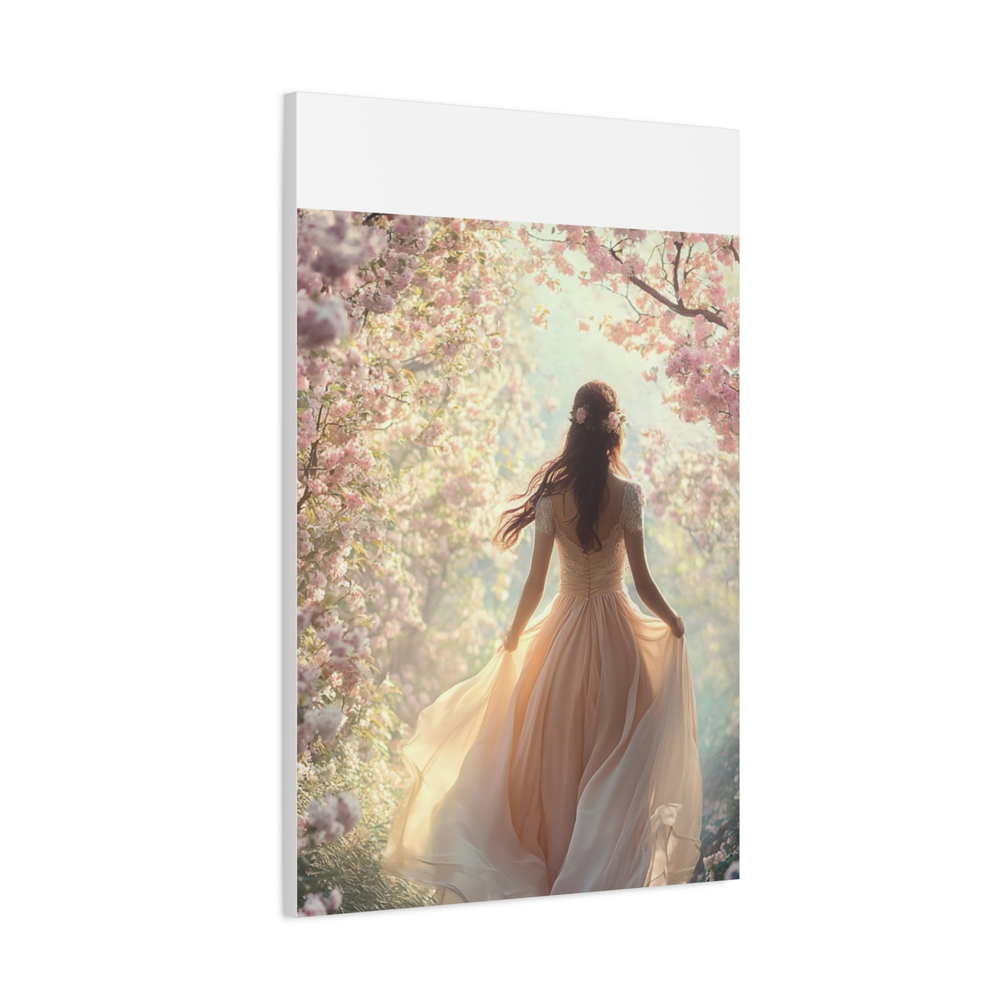 Running through the Woods Canvas Print - Whimsical Art for Home Decor