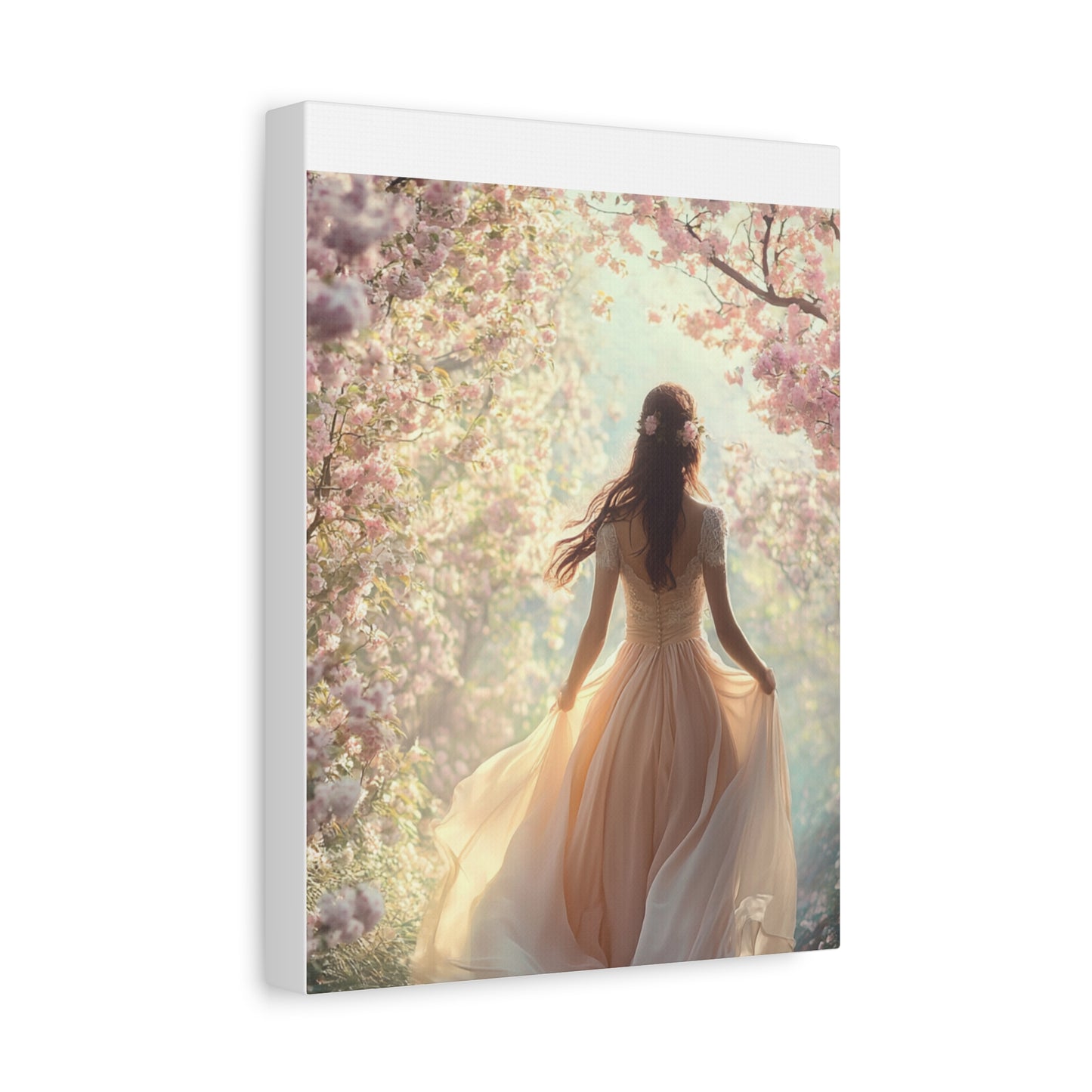 Running through the Woods Canvas Print - Whimsical Art for Home Decor