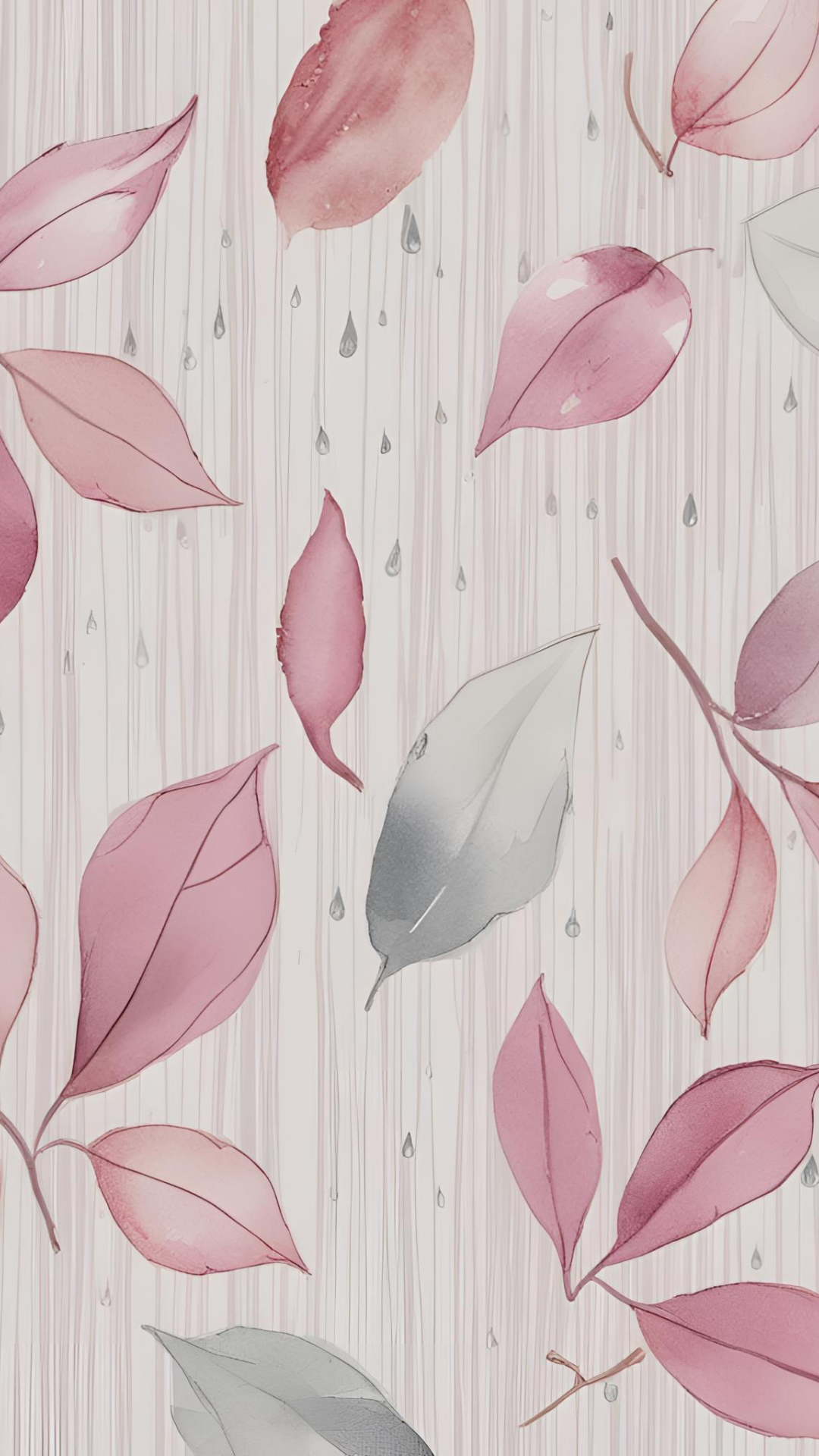 #2 Raining Leaves, Pink