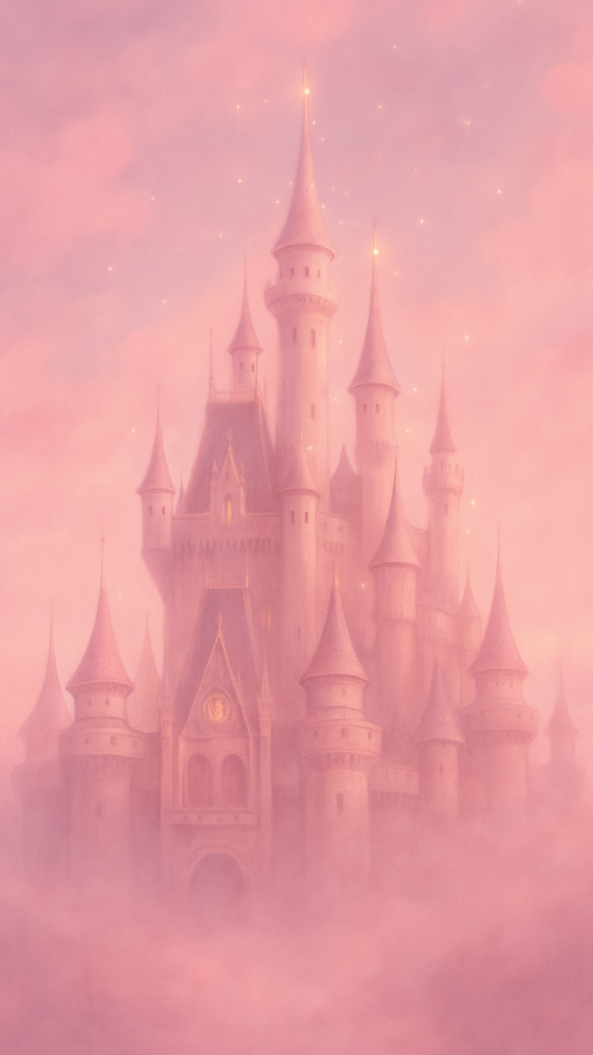 #30 Fairytale Castle Shrouded in Pink Mist