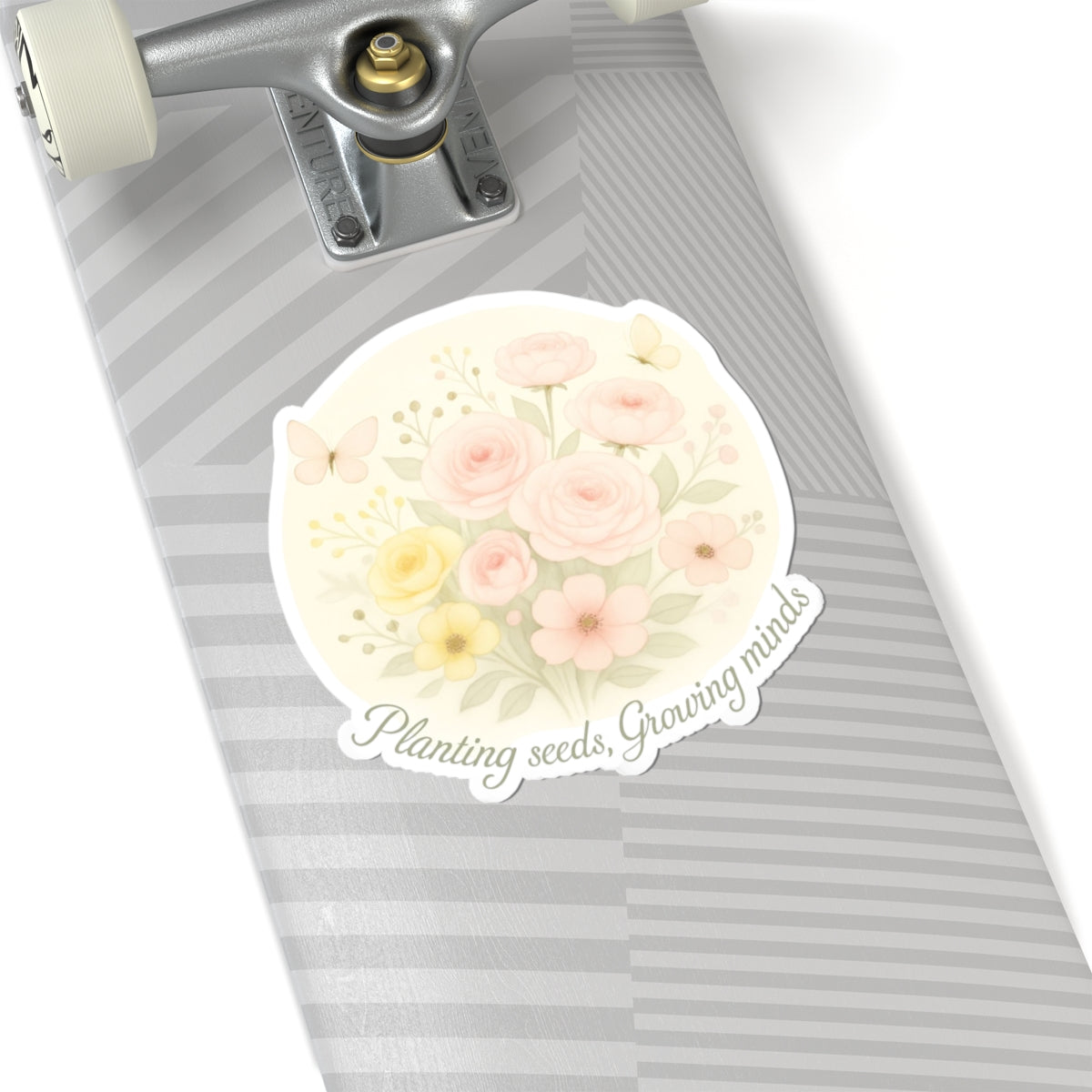 Inspirational Kiss-Cut Stickers | Teachers | Planting seeds growing minds | Motivational Decor for Laptops, Journals, Scrapbooking, DIY