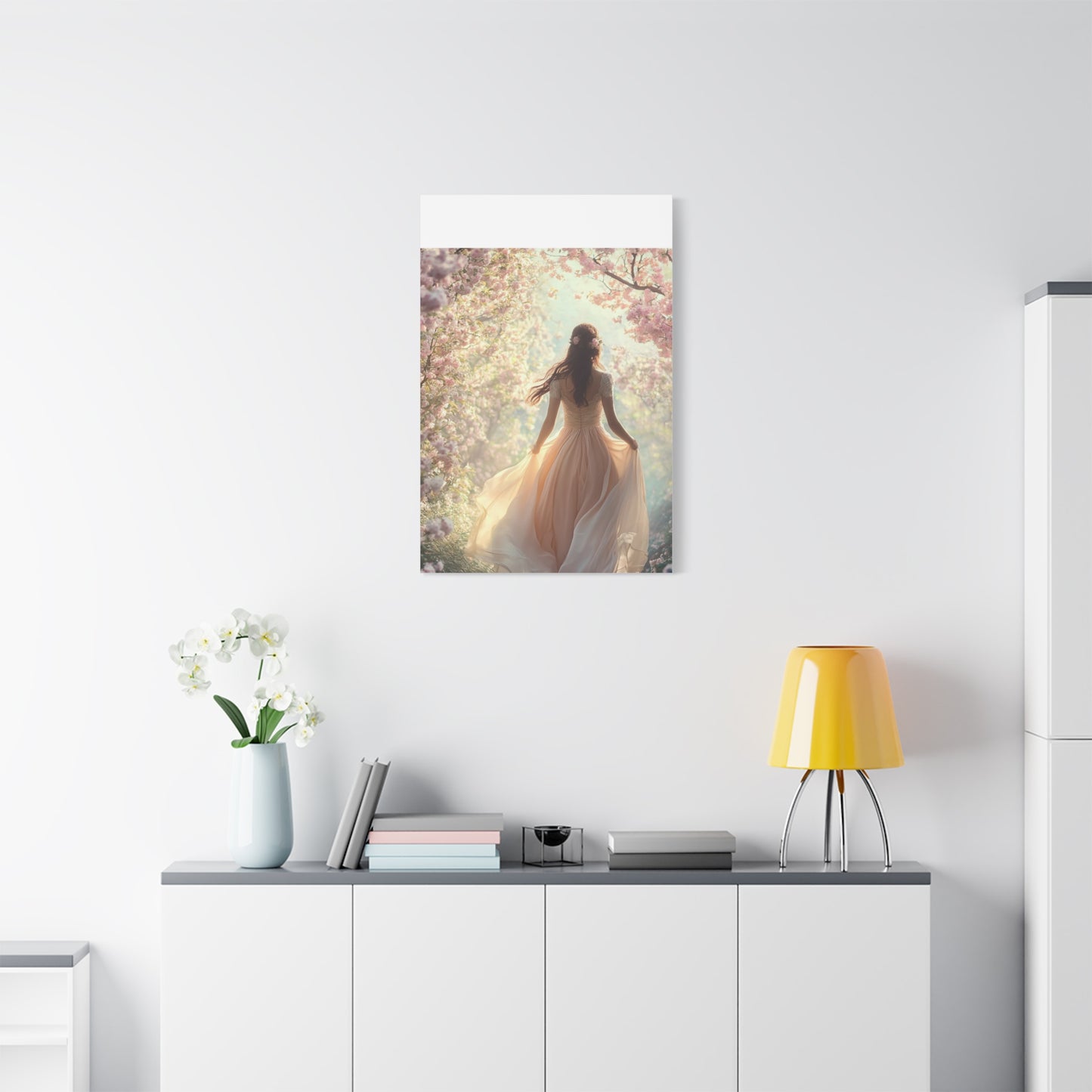 Running through the Woods Canvas Print - Whimsical Art for Home Decor
