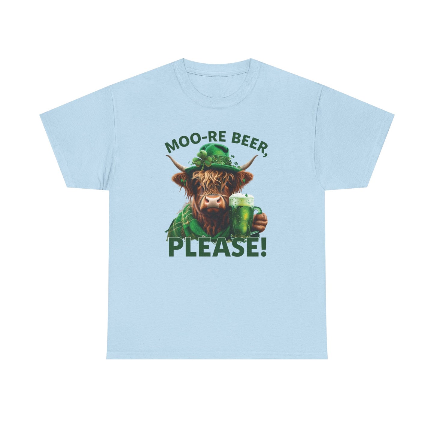 Moo-Re Beer St. Patrick's Day Unisex Cotton Tee